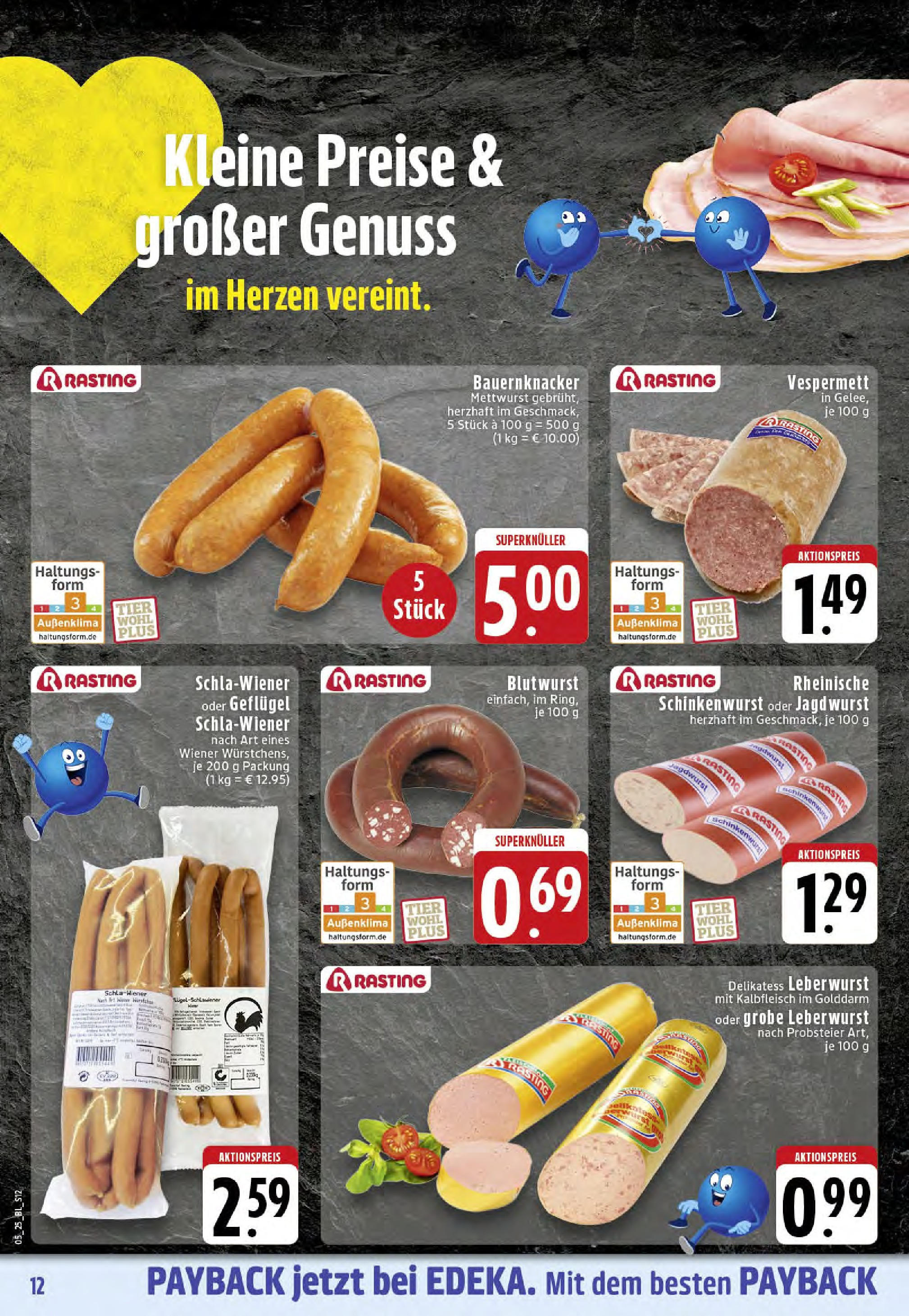 Edeka - Rheine, Felsenstraße 1 (ab 27.01.2025) » Angebote Online | Seite: 12 | Produkte: Wurst