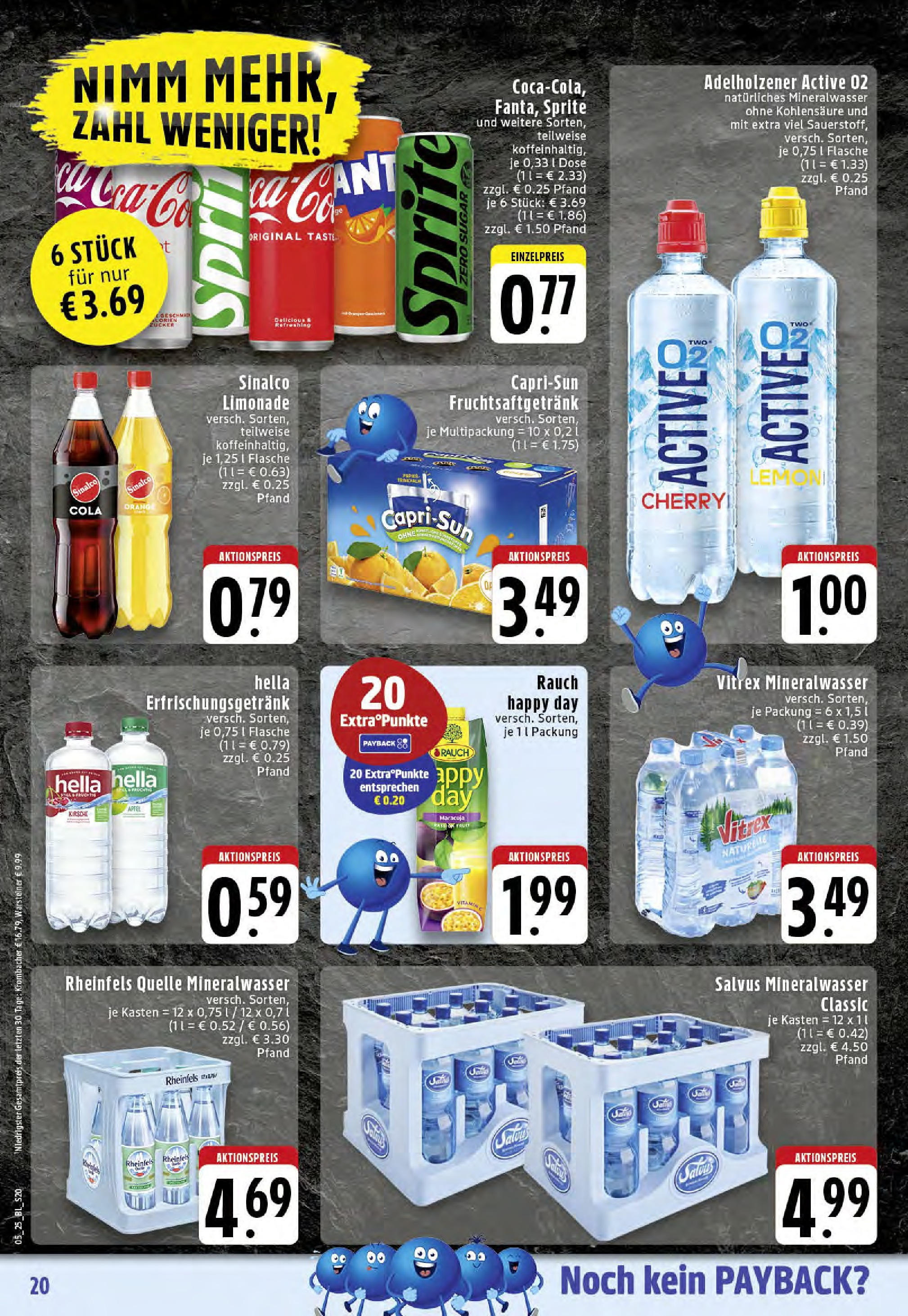 Edeka - Rheine, Felsenstraße 1 (ab 27.01.2025) » Angebote Online | Seite: 20 | Produkte: Sprite, Adelholzener, Äpfel, Rheinfels quelle