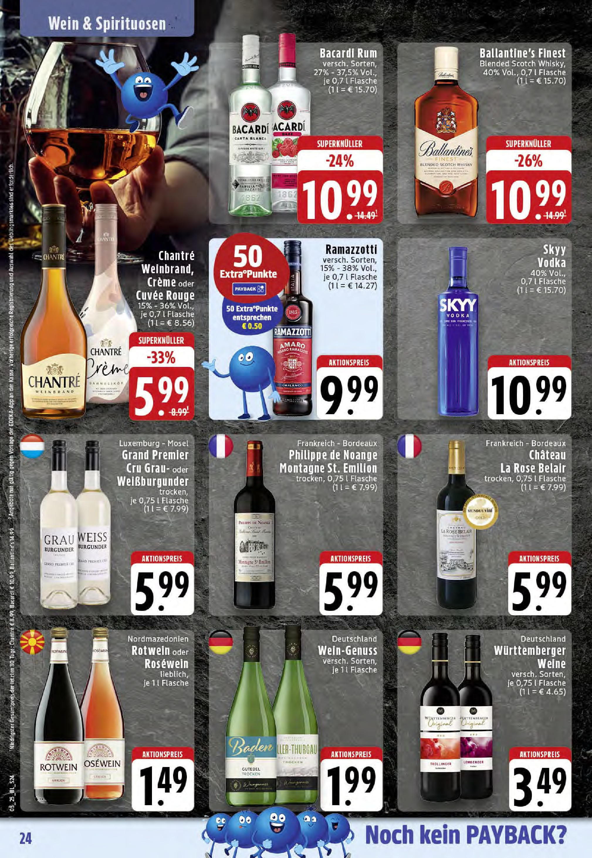 Edeka - Rheine, Felsenstraße 1 (ab 27.01.2025) » Angebote Online | Seite: 24 | Produkte: Rotwein, Rum, Creme, Wein