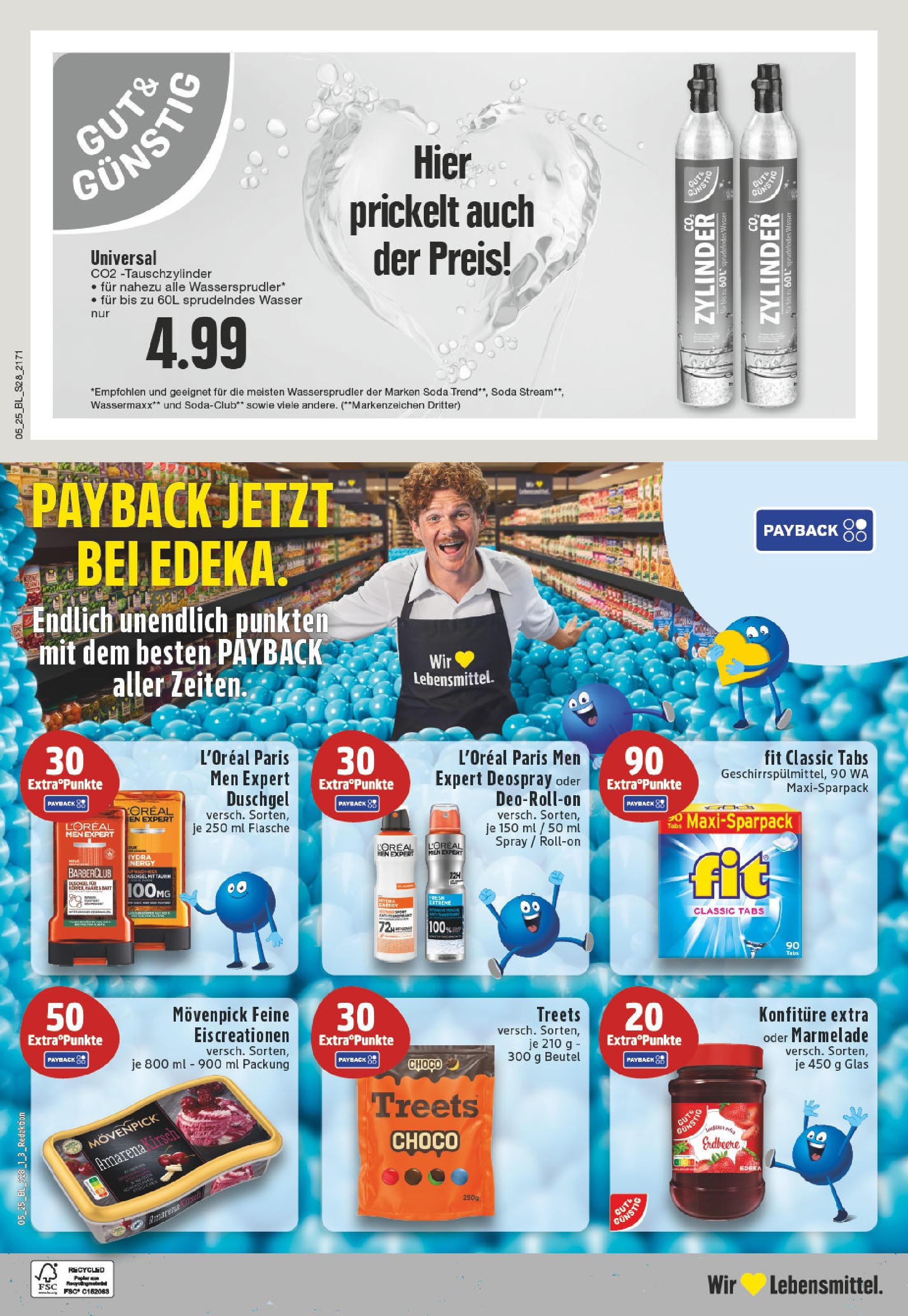 Edeka - Wermelskirchen, Im Belten 2 (ab 27.01.2025) » Angebote Online | Seite: 28 | Produkte: Duschgel, Wasser, Deospray