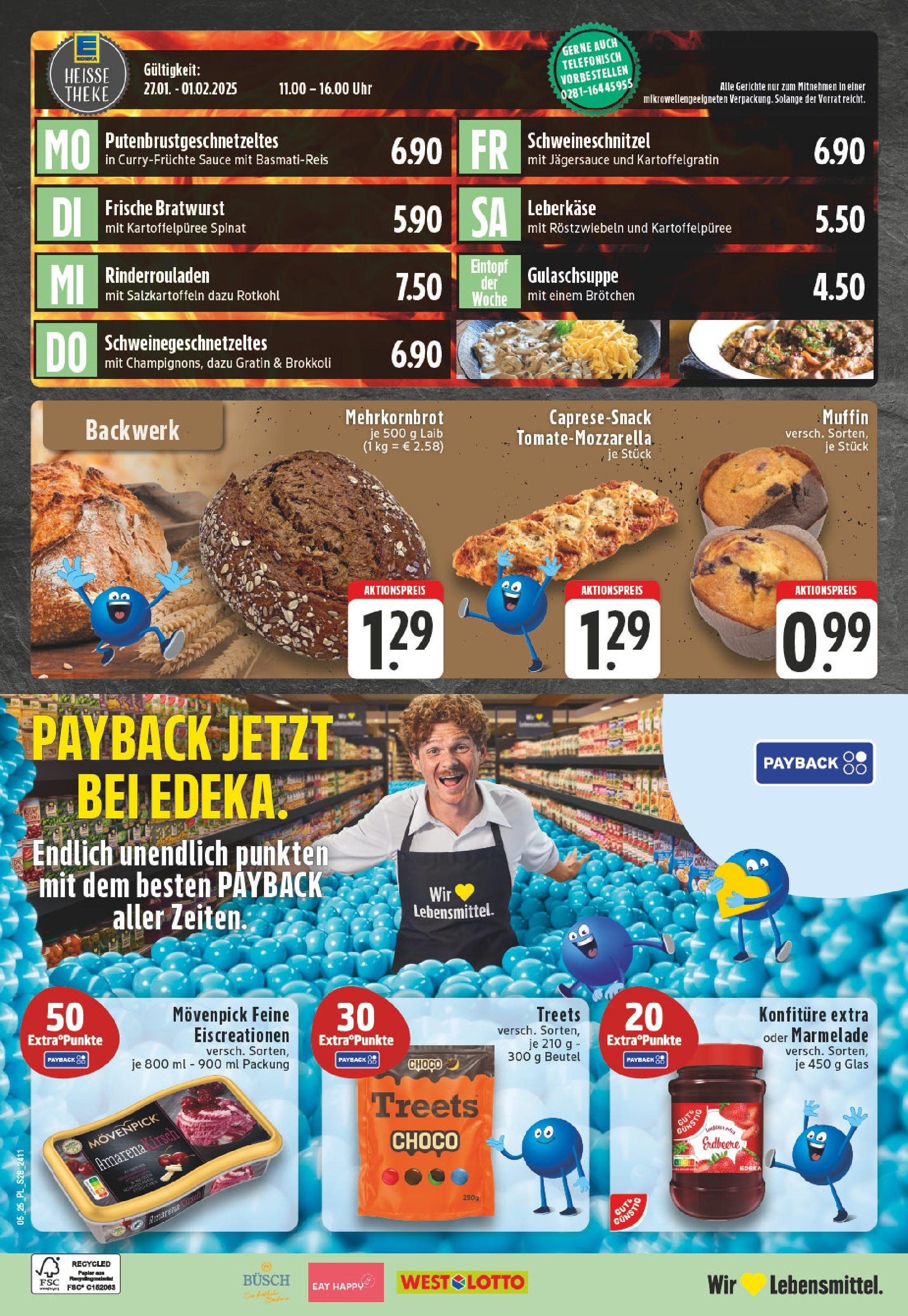 Edeka - Wesel, Kreuzstraße 1 (ab 27.01.2025) » Angebote Online | Seite: 28 | Produkte: Basmatireis, Theke, Brokkoli, Uhr