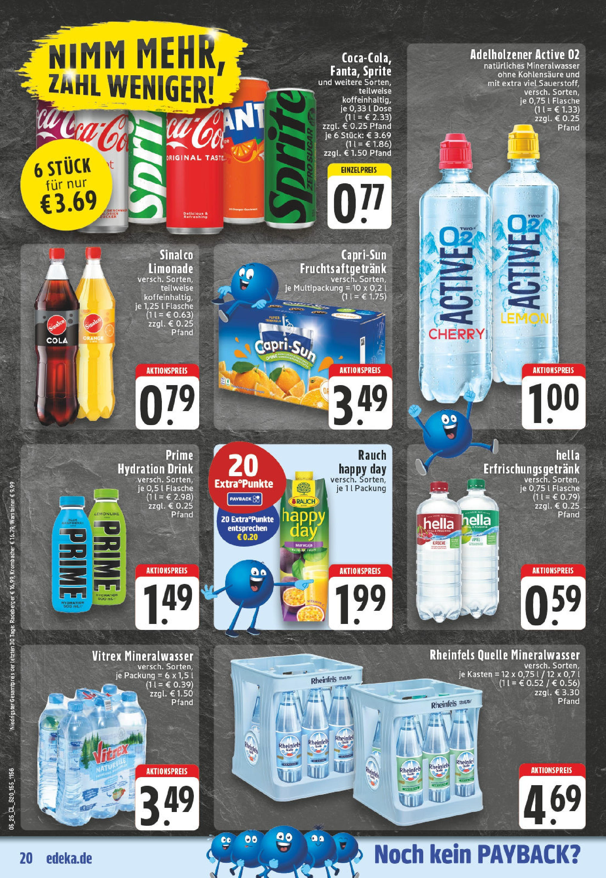 Edeka - Goch, Daimlerstraße 1 (ab 27.01.2025) » Angebote Online | Seite: 20 | Produkte: Cola, Limonade, Hella, Warsteiner