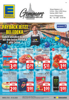 Edeka - Kleve, Triftstrassse 1 gültig ab dem 27.01.2025