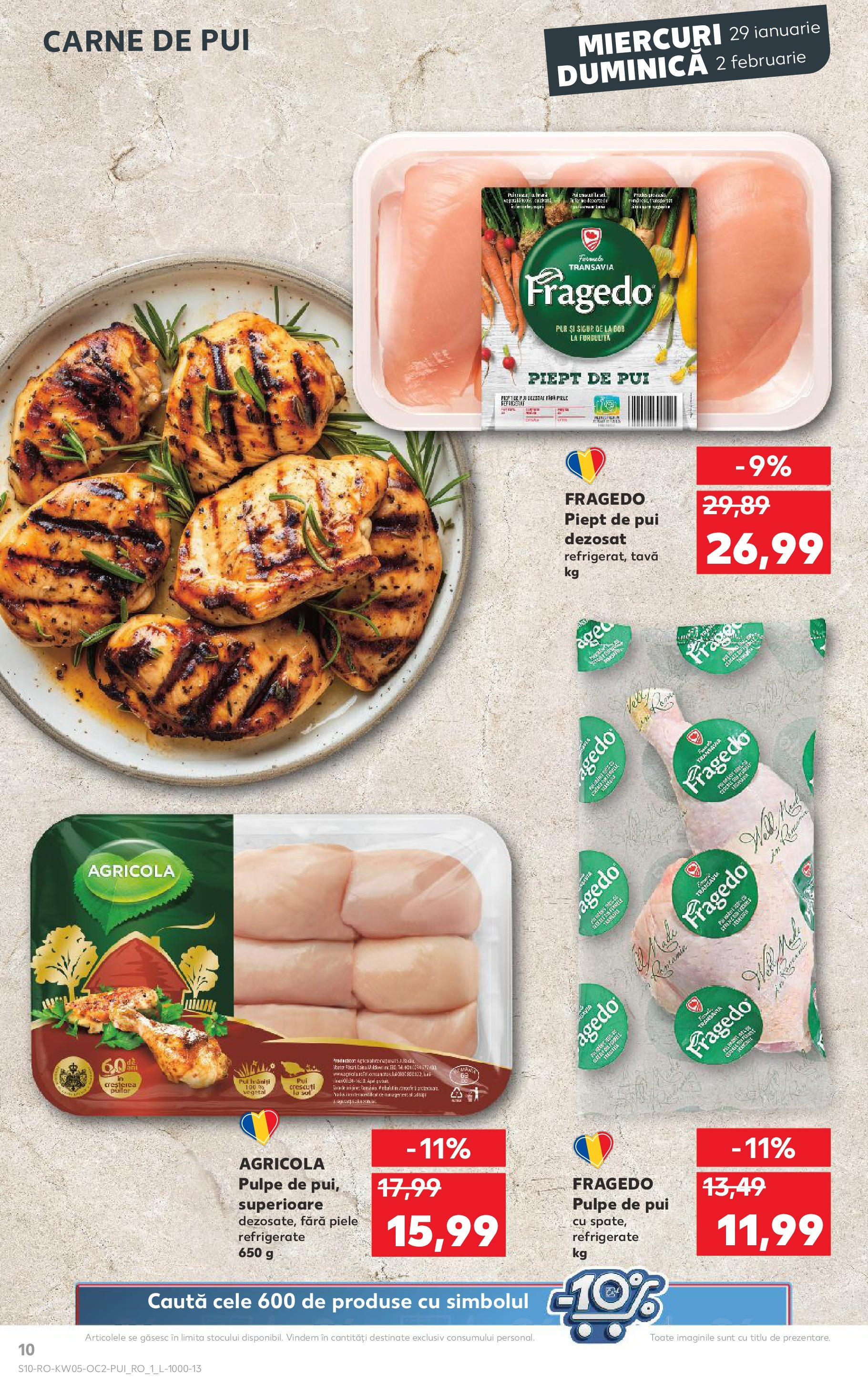 Catalog Kaufland - Deva 29.01.2025 - Revista si Oferta | Pagină: 10 | Produse: Carne De Pui