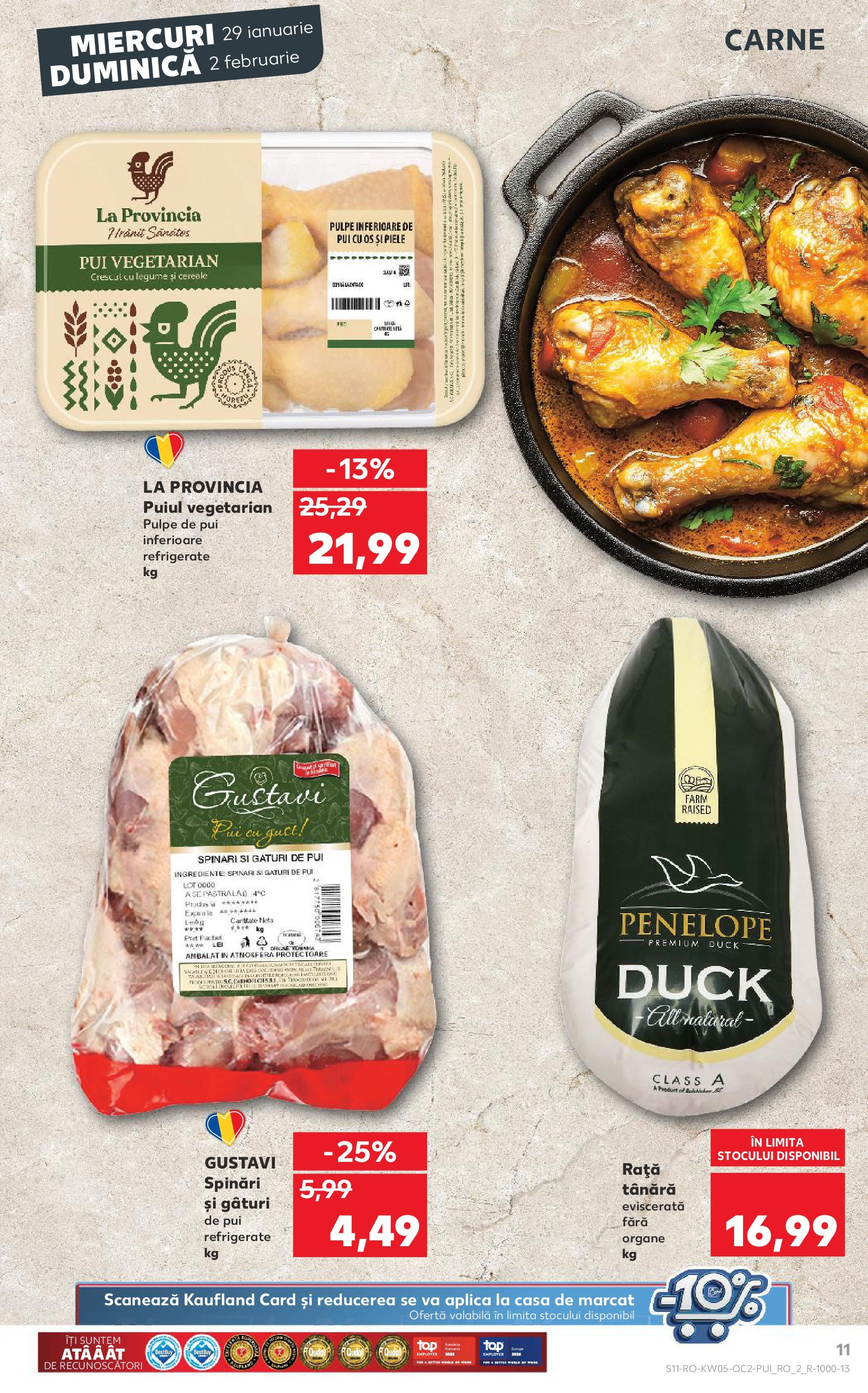 Catalog Kaufland - Deva 29.01.2025 - Revista si Oferta | Pagină: 11 | Produse: Rață, Cereale, Legume