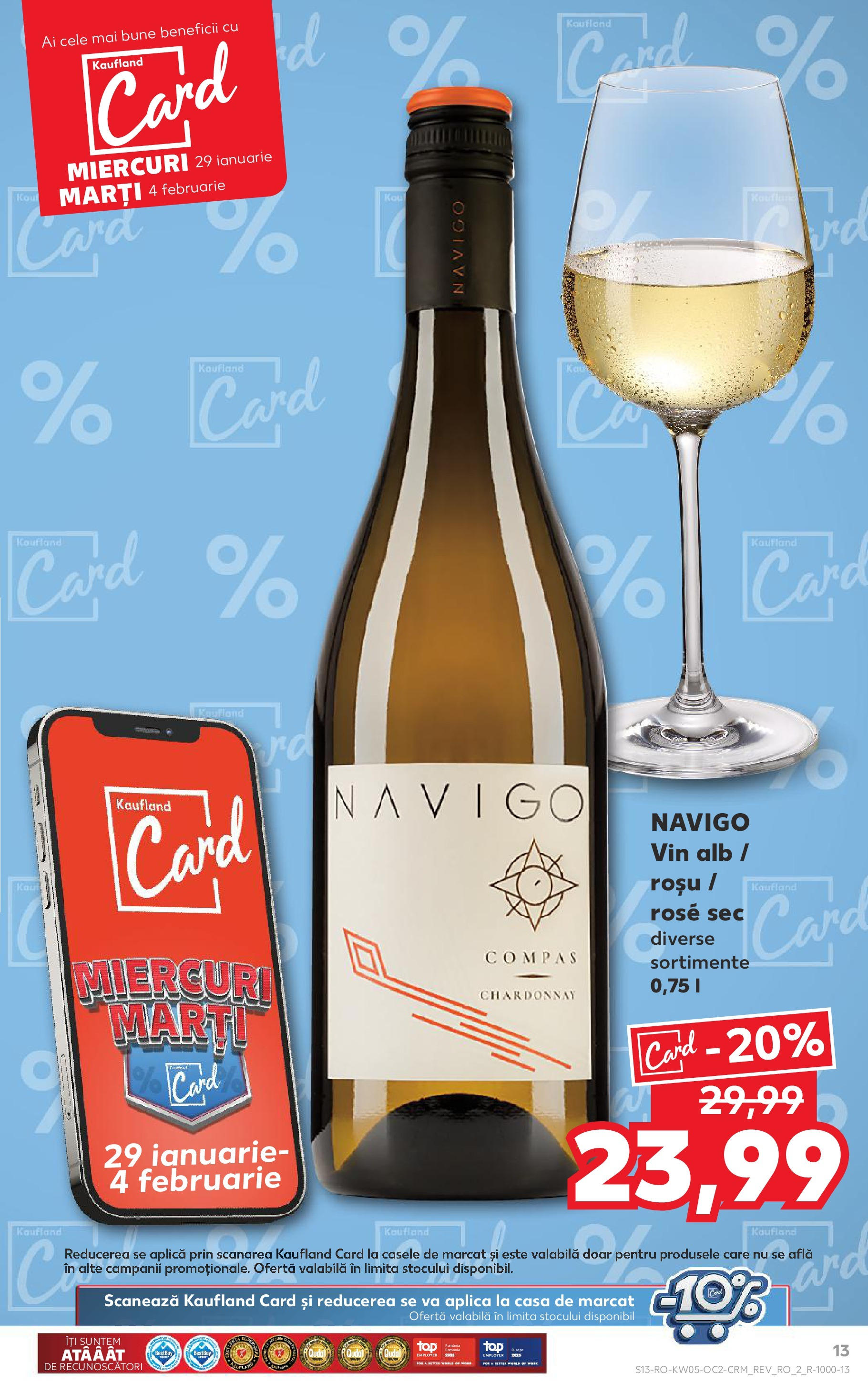 Catalog Kaufland - Deva 29.01.2025 - Revista si Oferta | Pagină: 13 | Produse: Vin