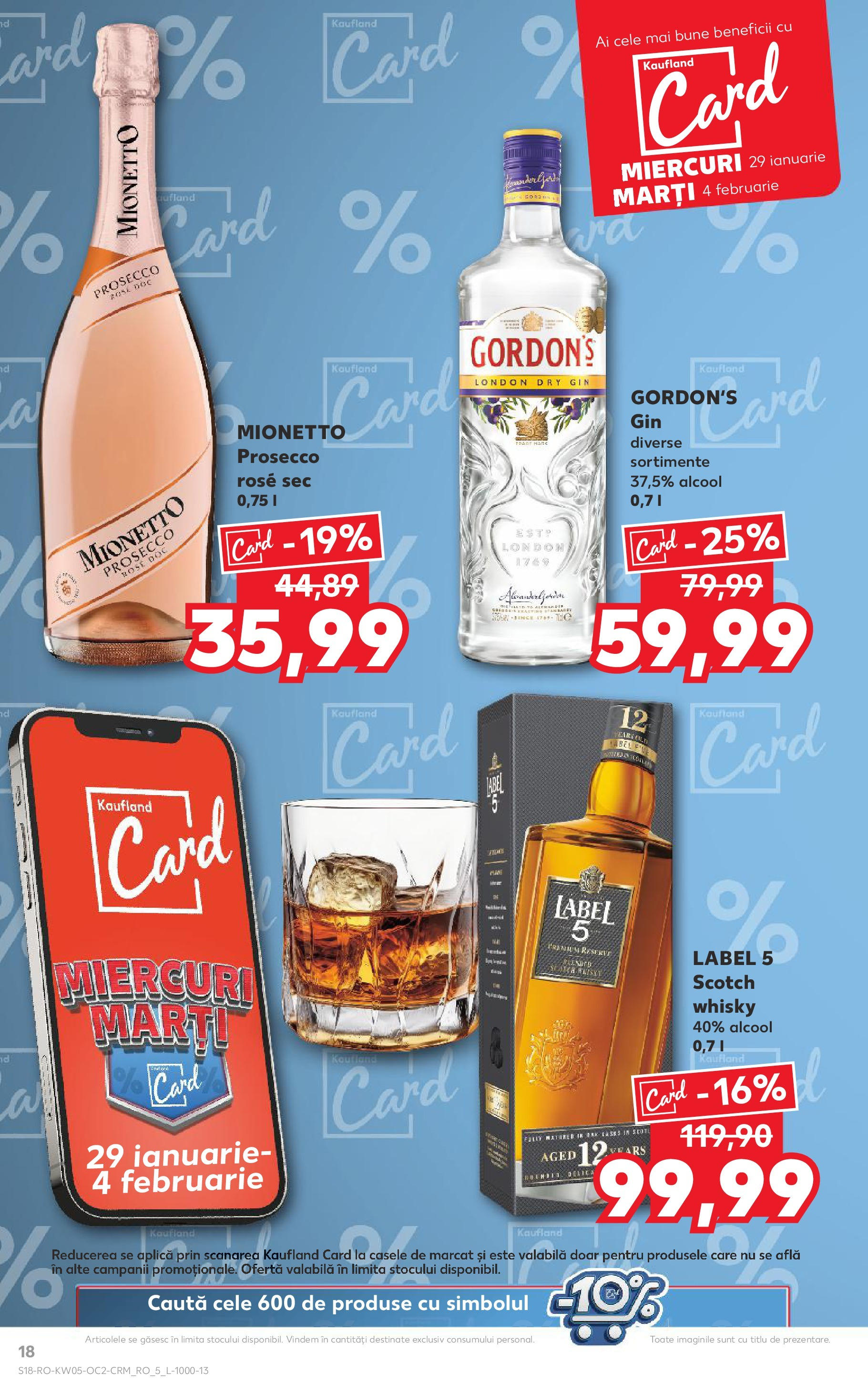 Catalog Kaufland - Deva 29.01.2025 - Revista si Oferta | Pagină: 18 | Produse: Prosecco, Gin