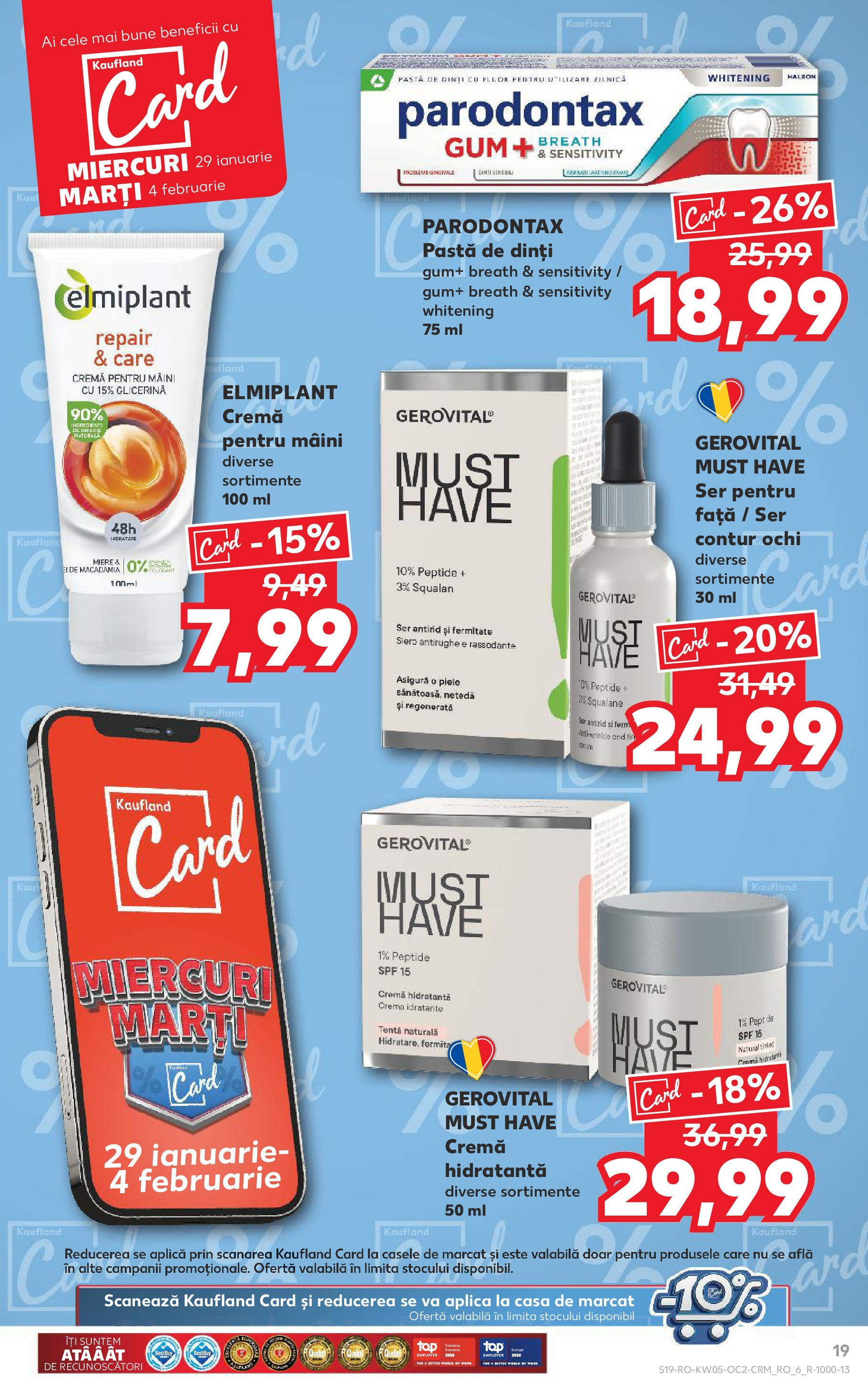 Catalog Kaufland - Deva 29.01.2025 - Revista si Oferta | Pagină: 19 | Produse: Cremă, Pastă de dinți