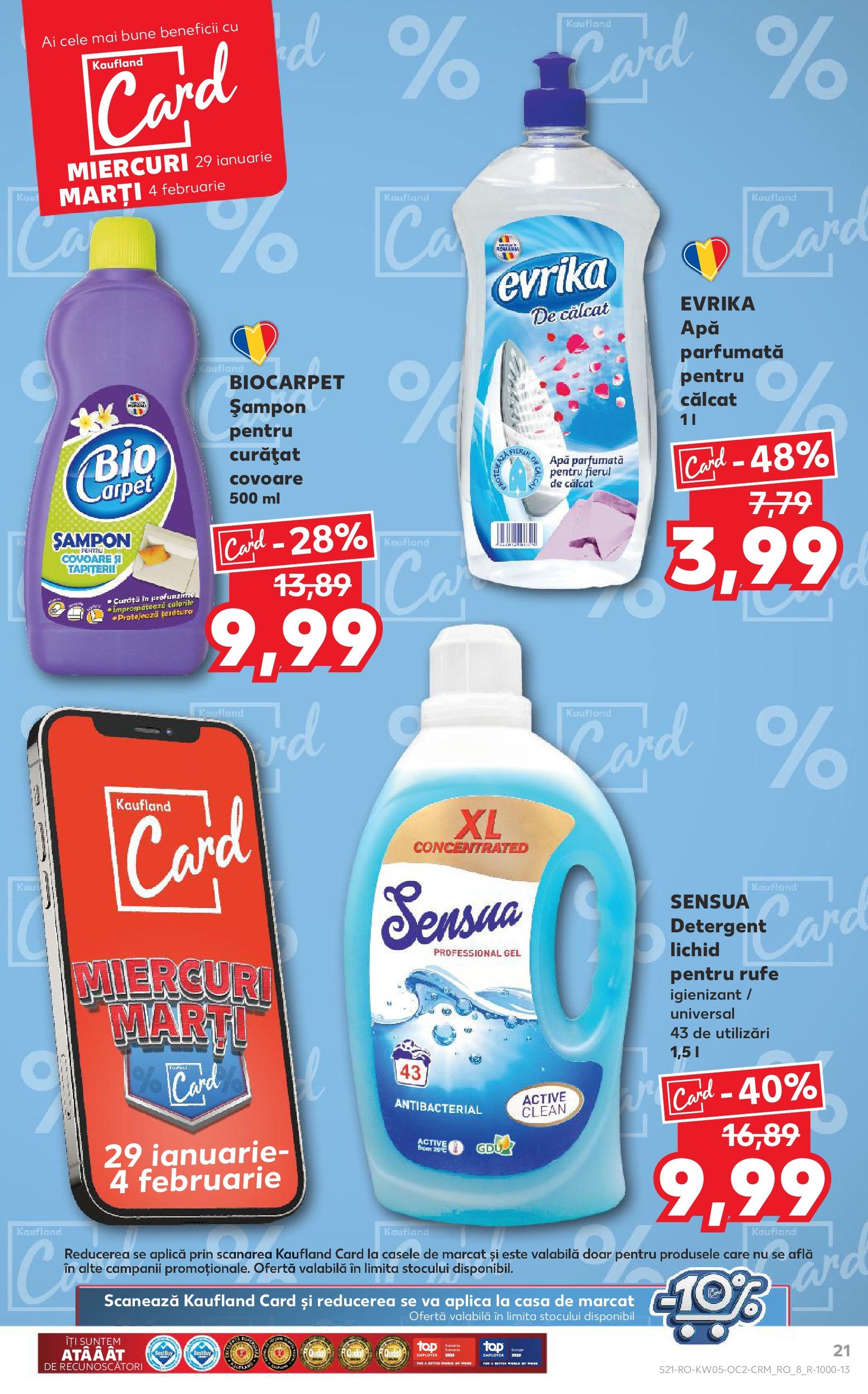 Catalog Kaufland - Deva 29.01.2025 - Revista si Oferta | Pagină: 21 | Produse: Șampon, Detergent, Apă