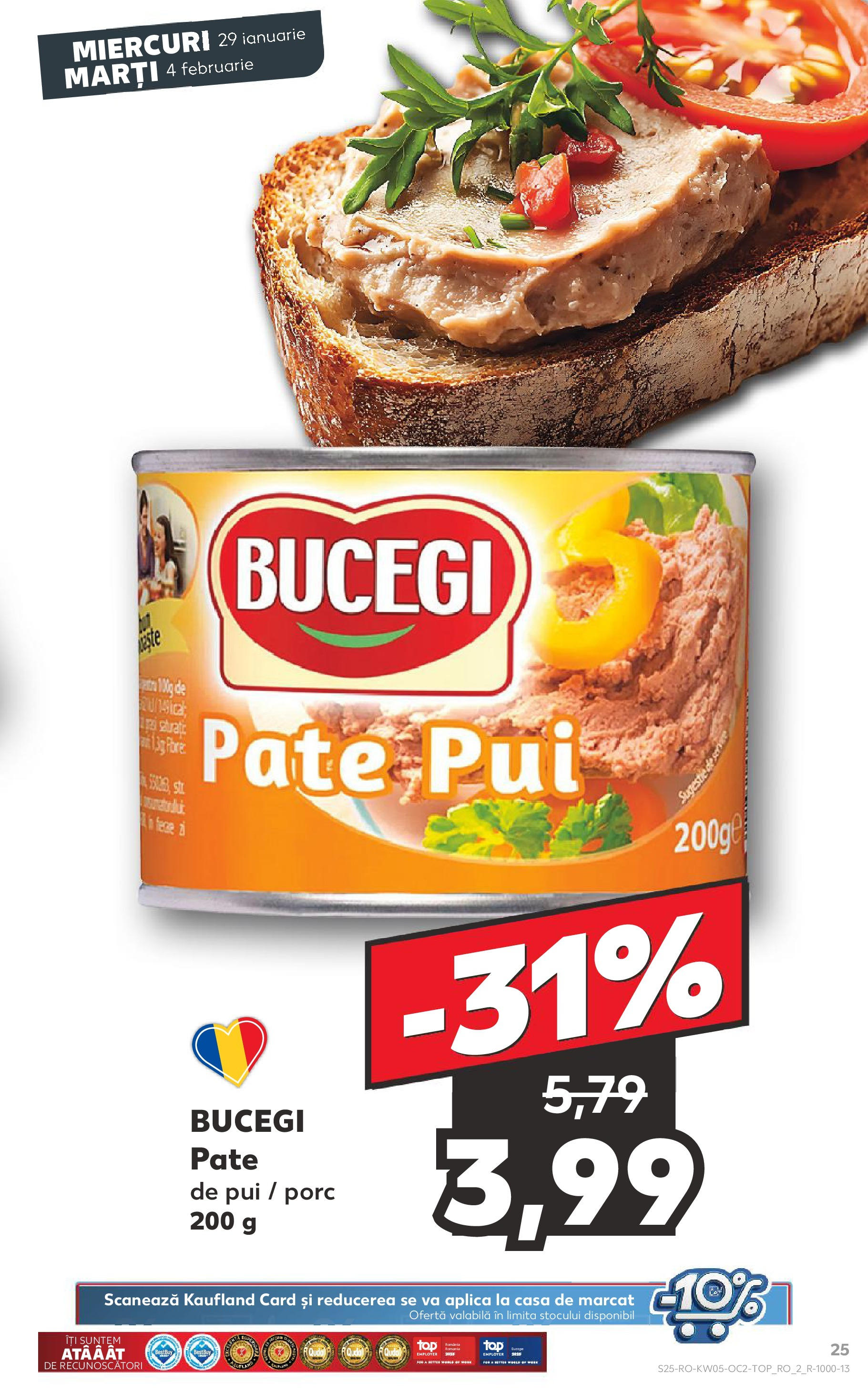 Catalog Kaufland - Deva 29.01.2025 - Revista si Oferta | Pagină: 25 | Produse: Pate