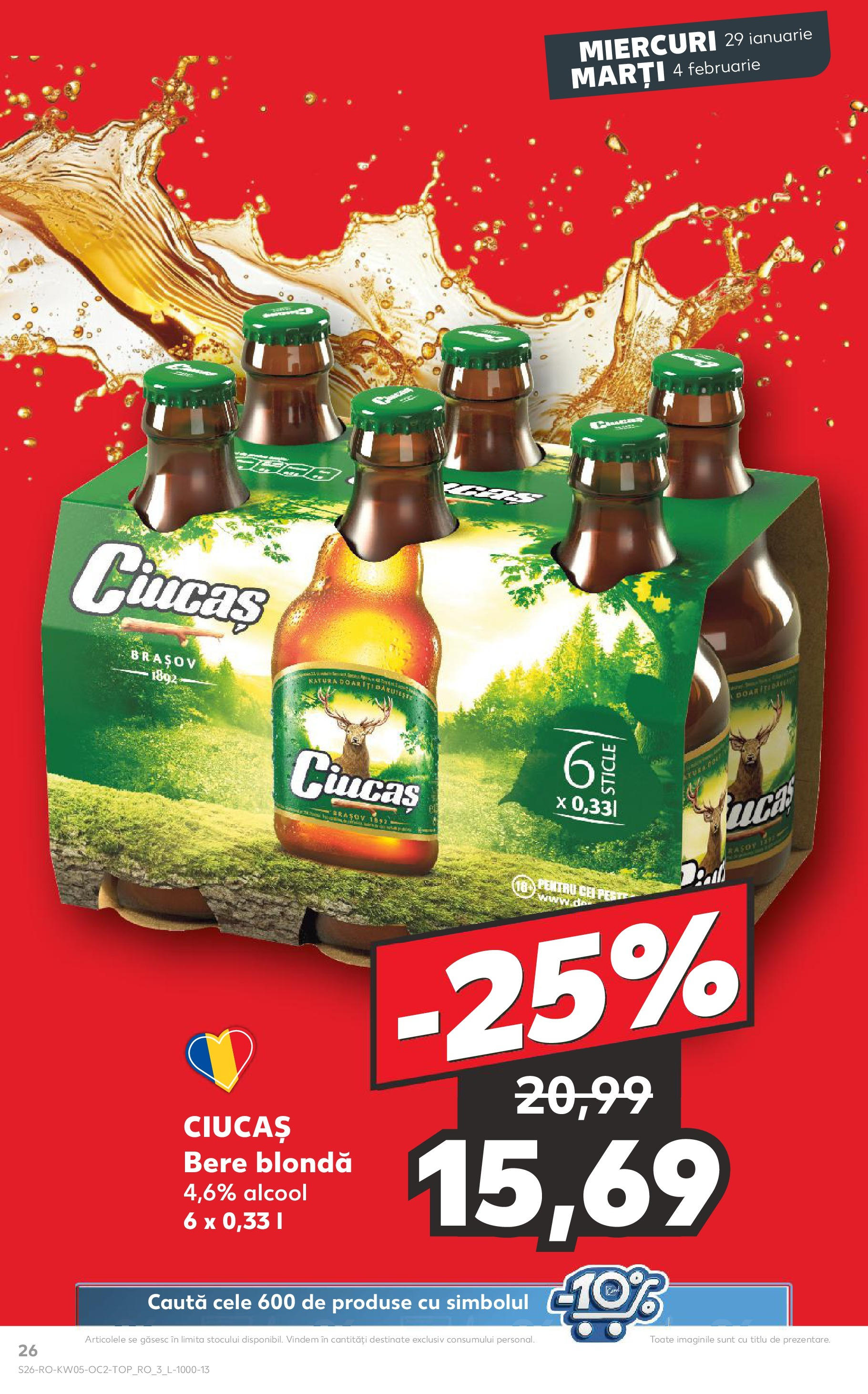 Catalog Kaufland - Deva 29.01.2025 - Revista si Oferta | Pagină: 26 | Produse: Bere, Pește