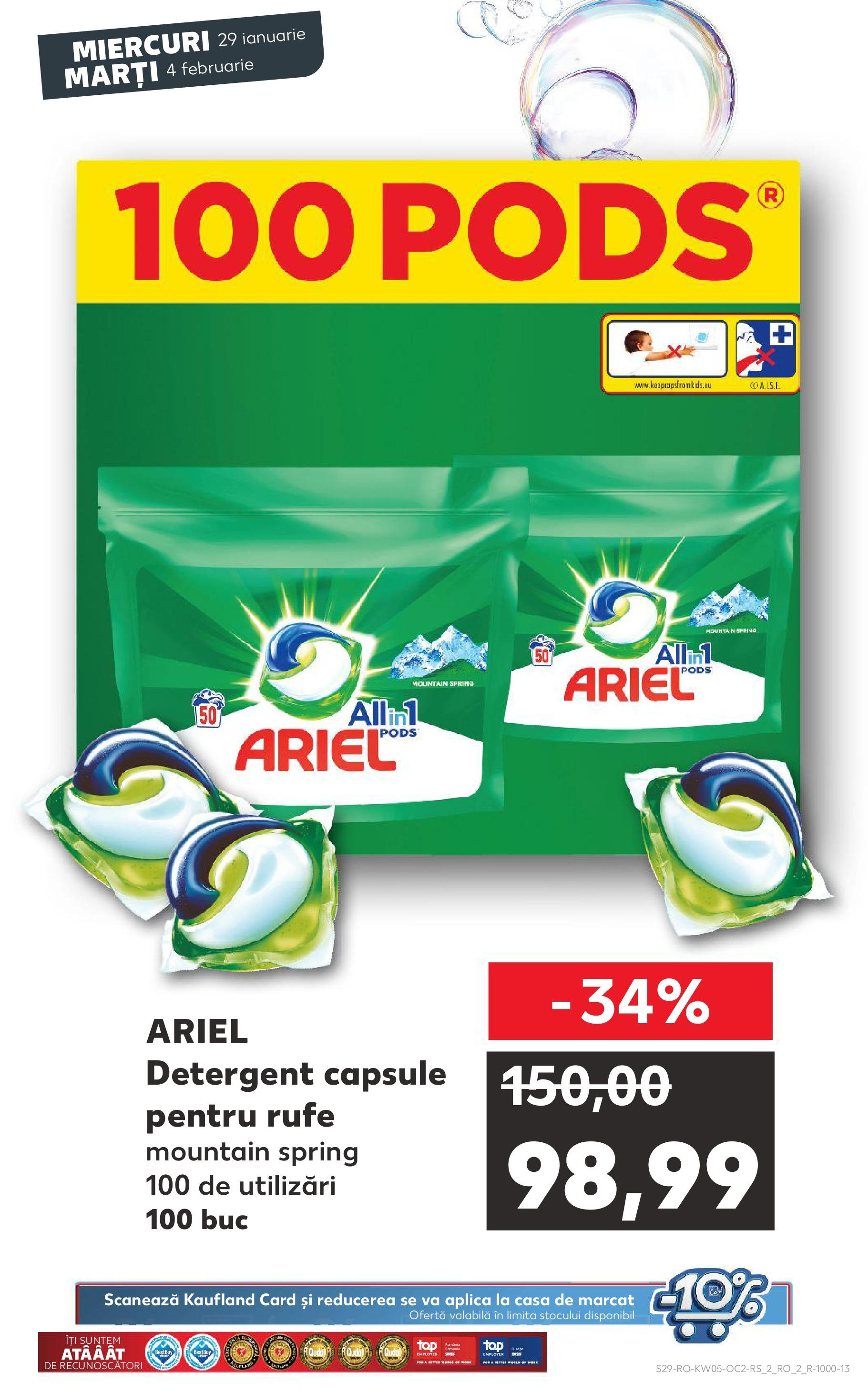 Catalog Kaufland - Deva 29.01.2025 - Revista si Oferta | Pagină: 29 | Produse: Detergent