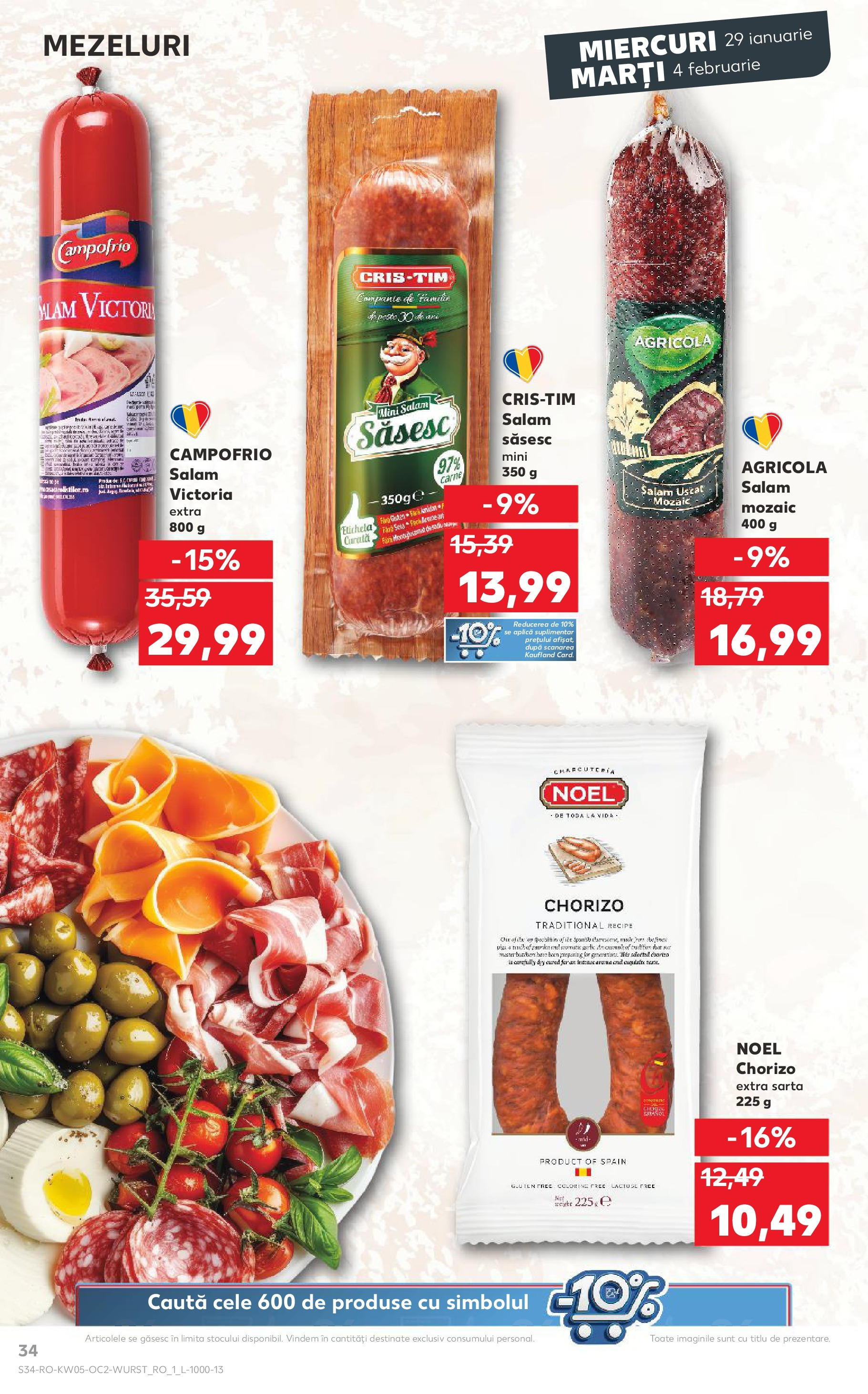 Catalog Kaufland - Deva 29.01.2025 - Revista si Oferta | Pagină: 34 | Produse: Salam