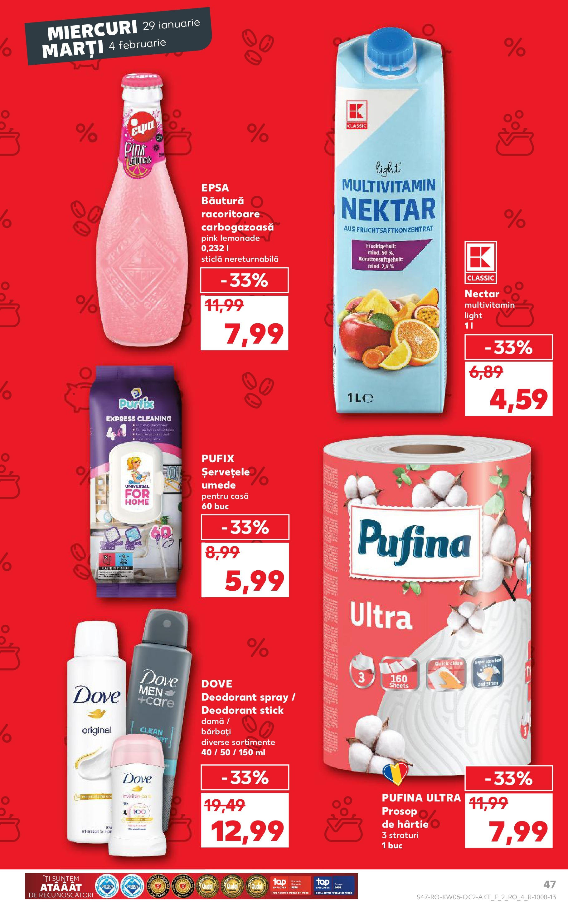 Catalog Kaufland - Deva 29.01.2025 - Revista si Oferta | Pagină: 47 | Produse: Deodorant