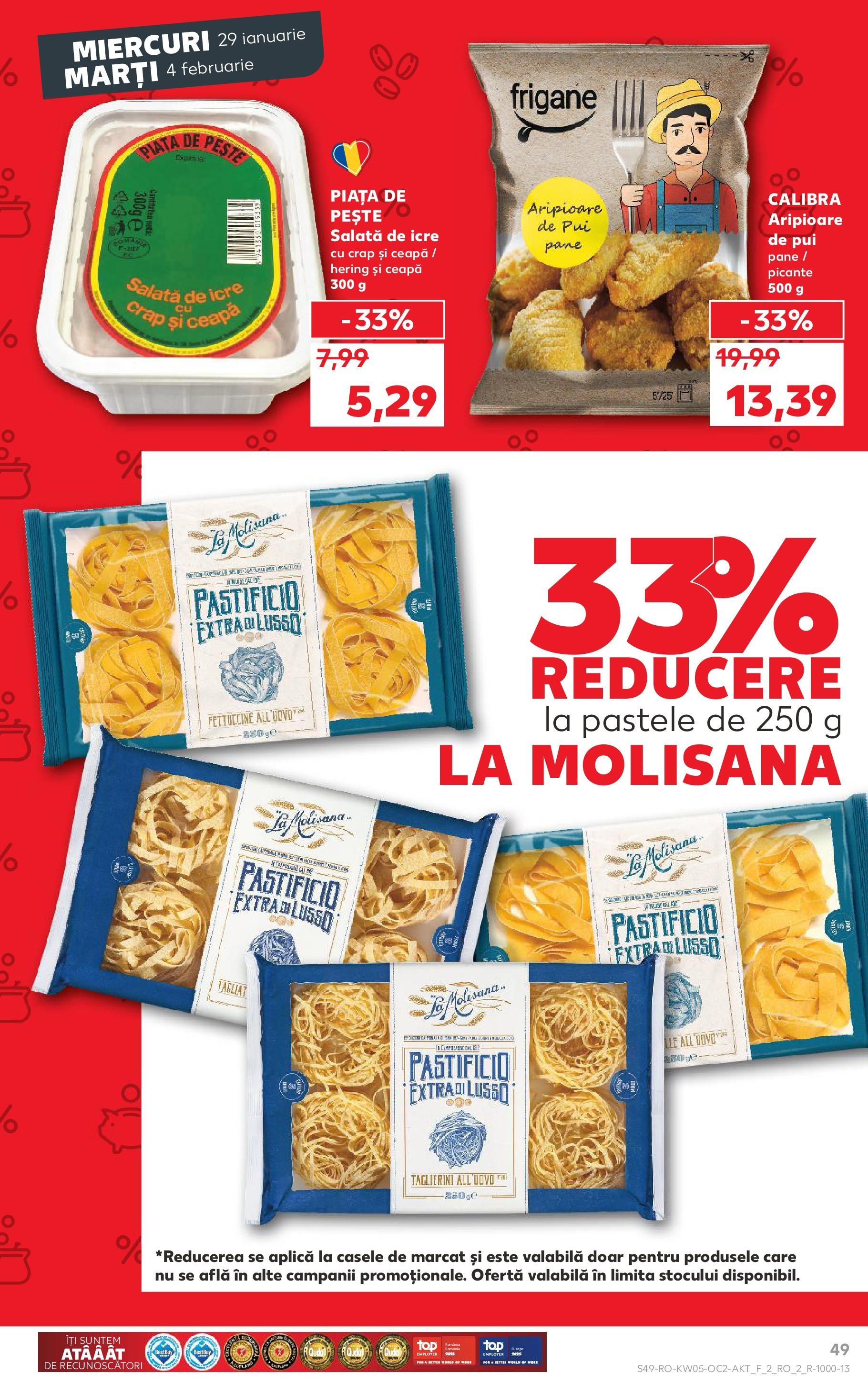 Catalog Kaufland - Deva 29.01.2025 - Revista si Oferta | Pagină: 49 | Produse: Pește, Salată, Ceapă