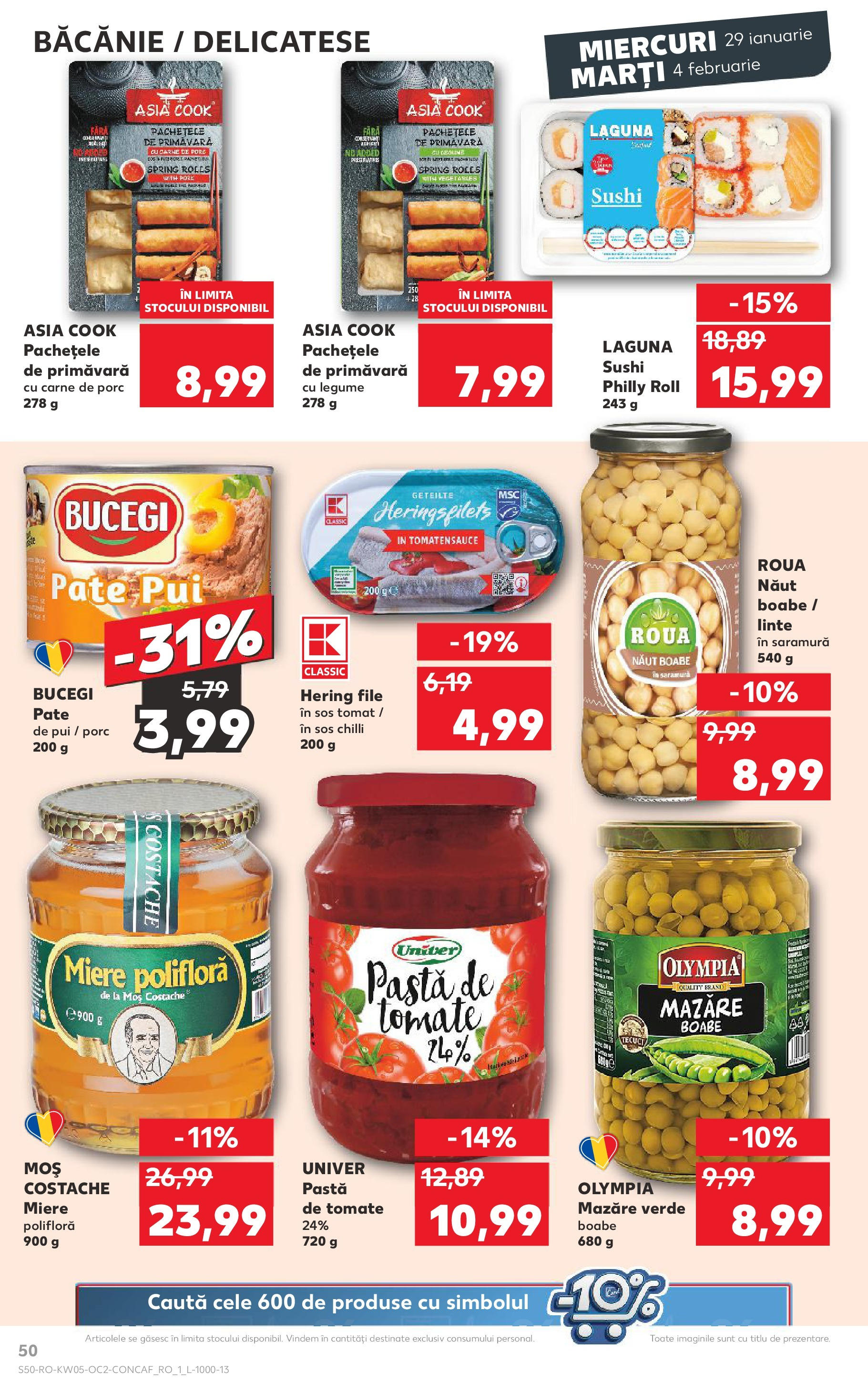 Catalog Kaufland - Deva 29.01.2025 - Revista si Oferta | Pagină: 50 | Produse: Chilli, Mazăre, Legume, Sos