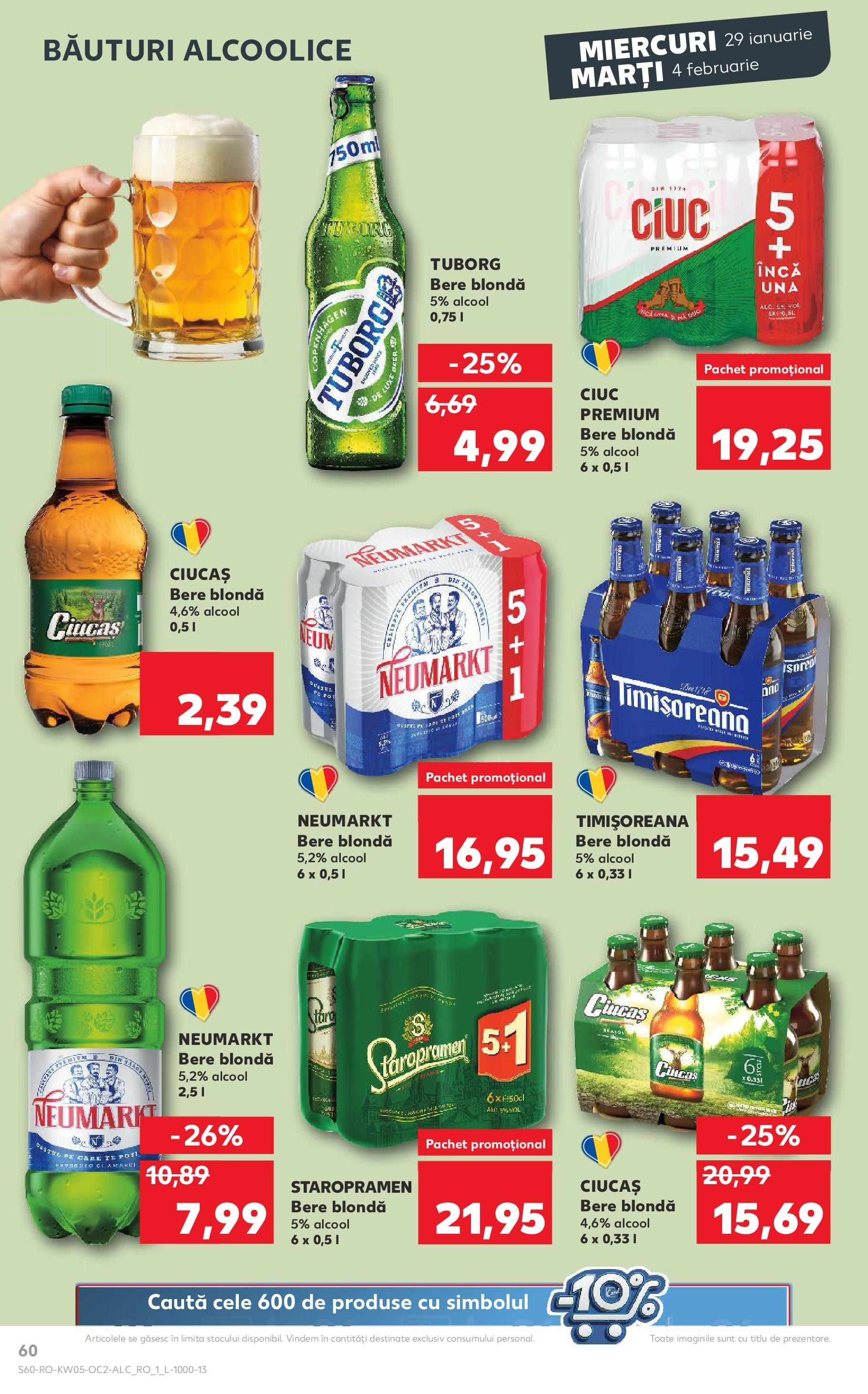 Catalog Kaufland - Deva 29.01.2025 - Revista si Oferta | Pagină: 60 | Produse: Bere