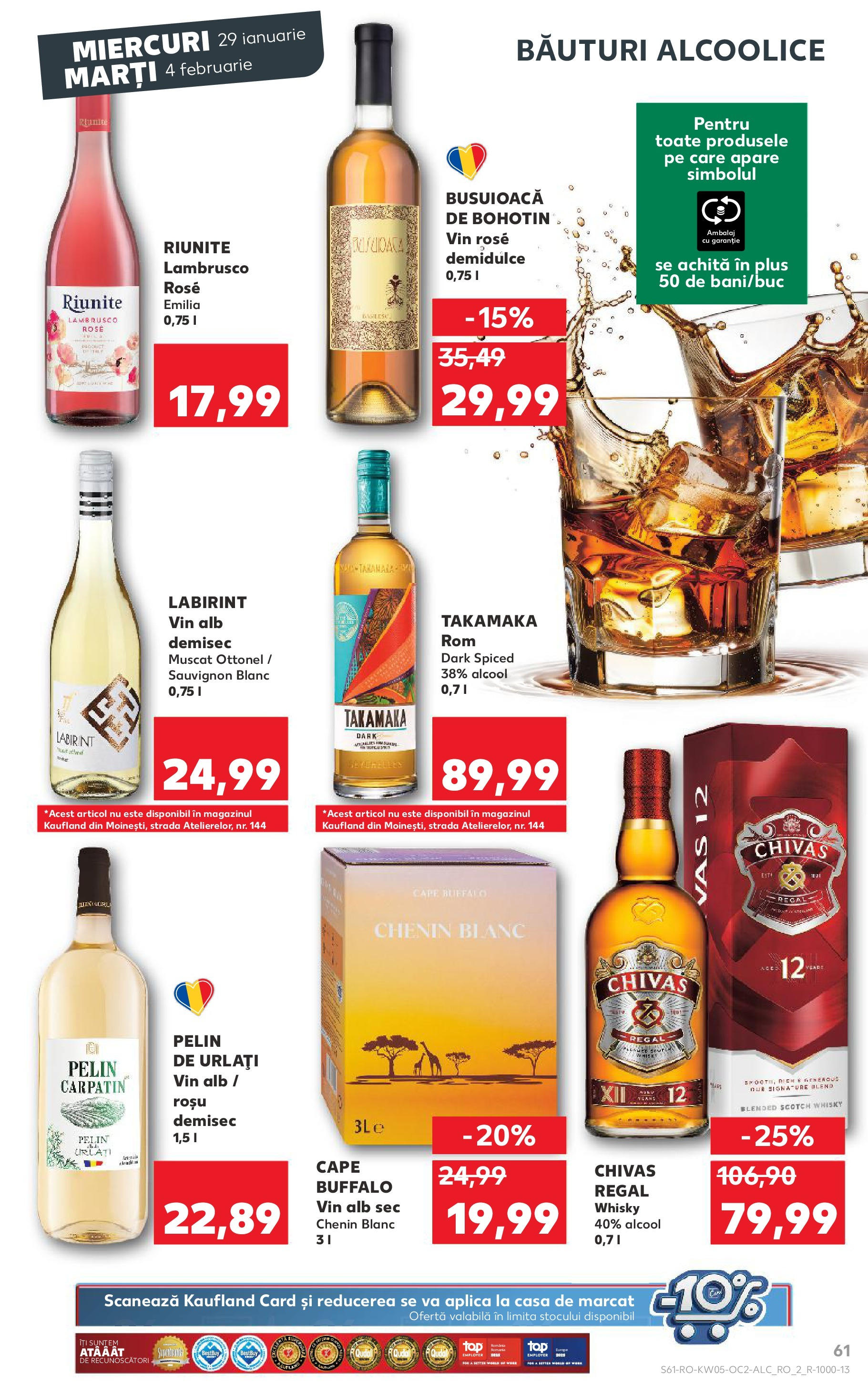 Catalog Kaufland - Deva 29.01.2025 - Revista si Oferta | Pagină: 61 | Produse: Vin