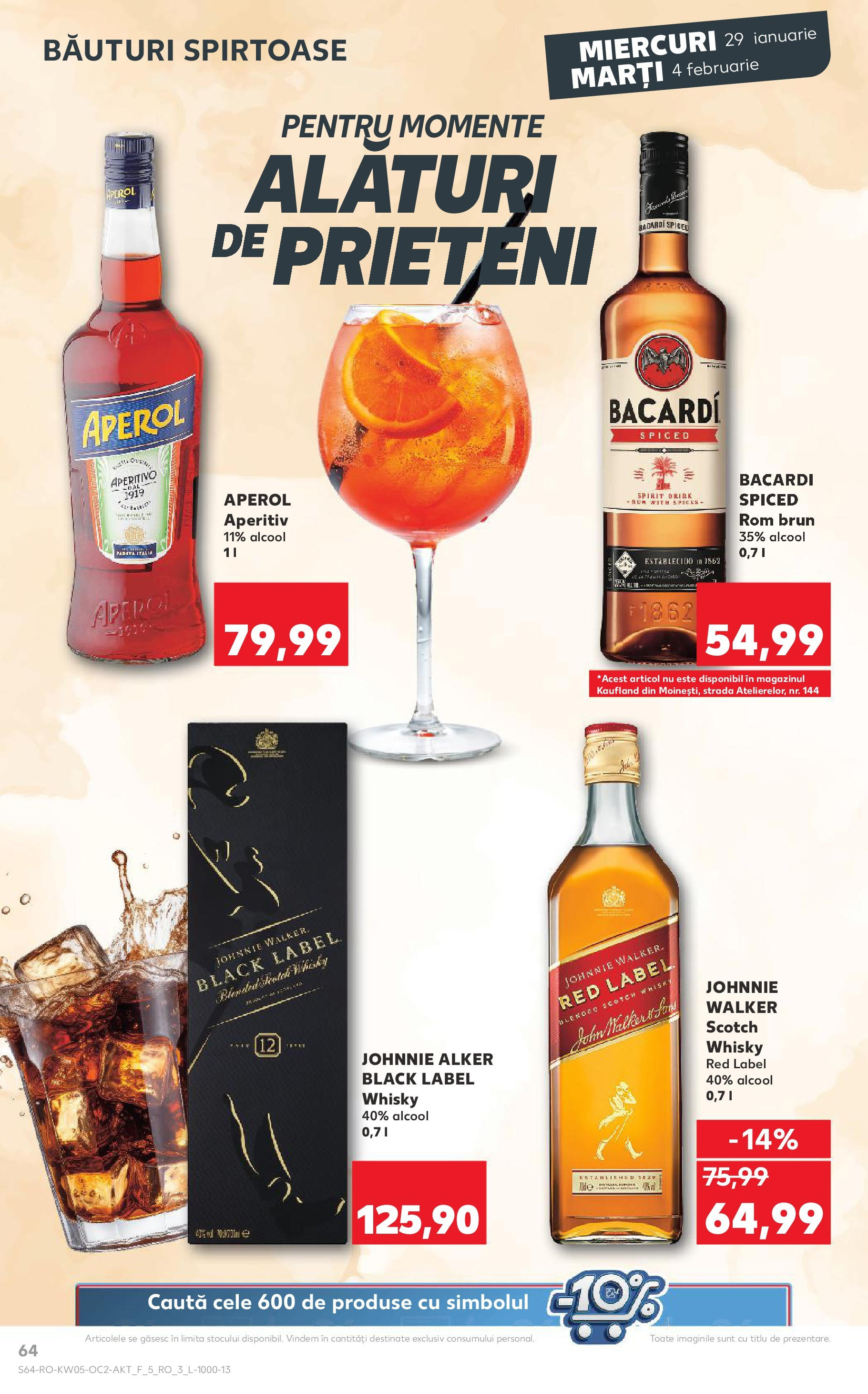 Catalog Kaufland - Deva 29.01.2025 - Revista si Oferta | Pagină: 64 | Produse: Rom, Aperol