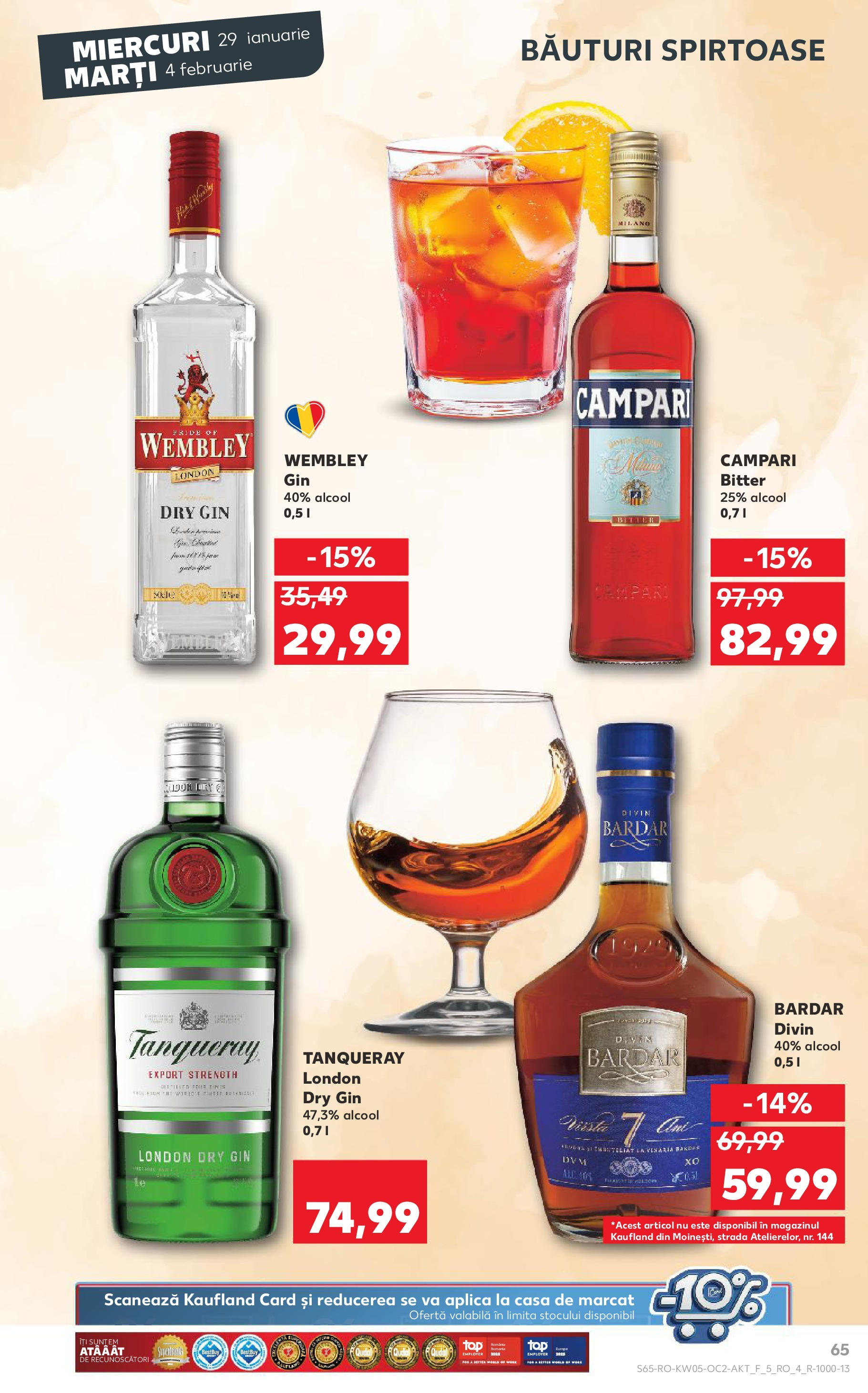 Catalog Kaufland - Deva 29.01.2025 - Revista si Oferta | Pagină: 65 | Produse: Gin