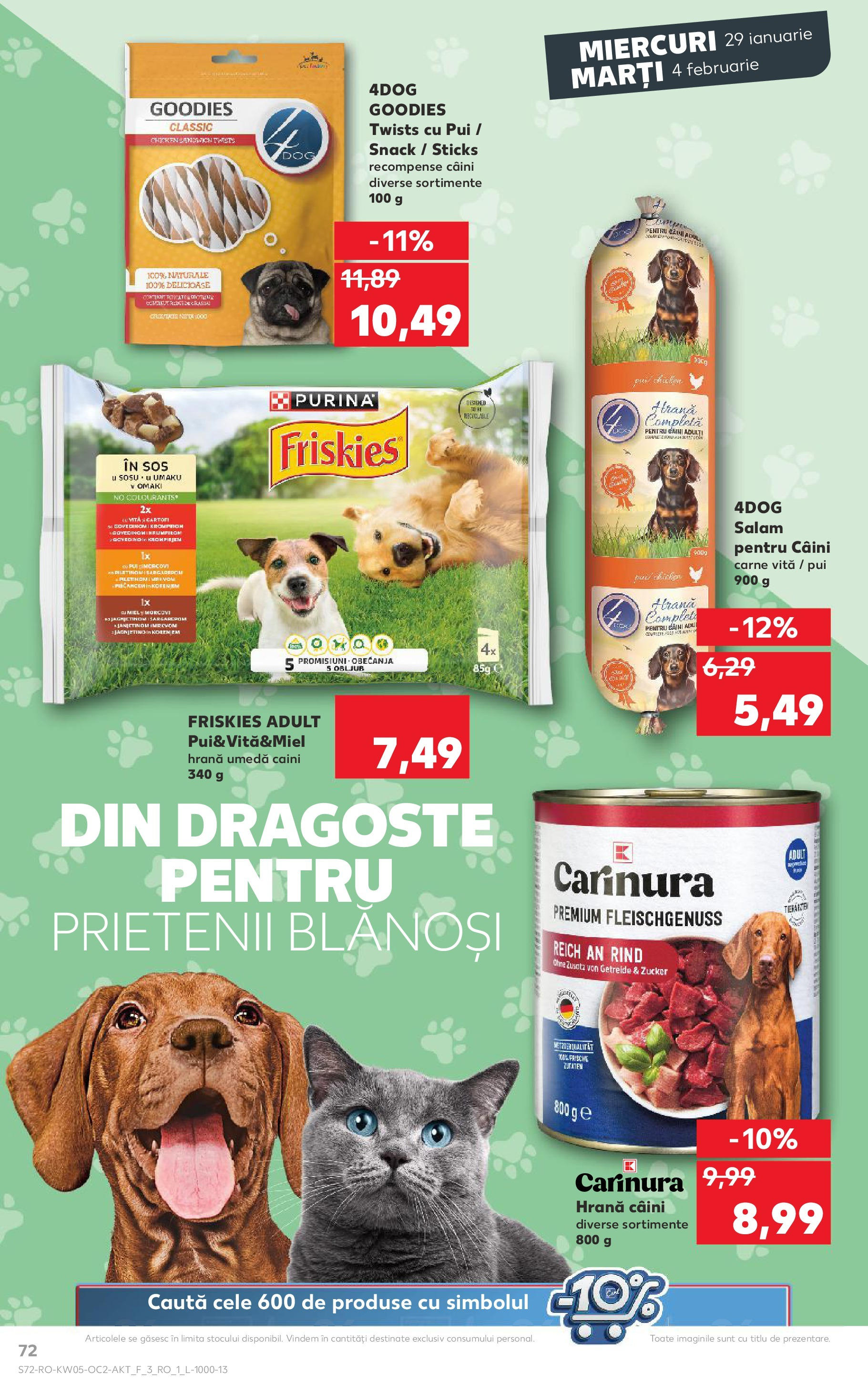 Catalog Kaufland - Deva 29.01.2025 - Revista si Oferta | Pagină: 72 | Produse: Salam, Morcovi, Cartofi, Sos