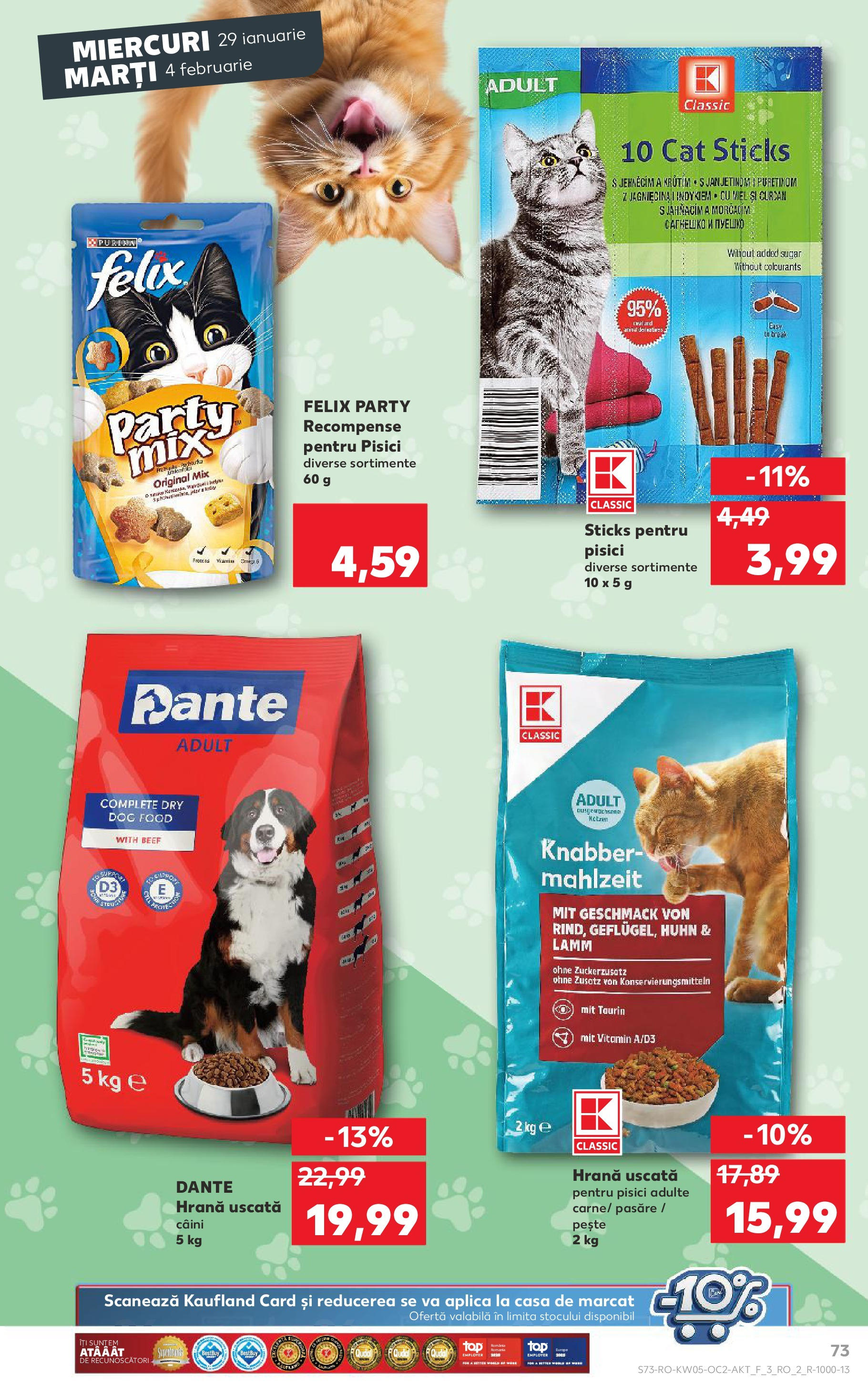 Catalog Kaufland - Deva 29.01.2025 - Revista si Oferta | Pagină: 73 | Produse: Pește