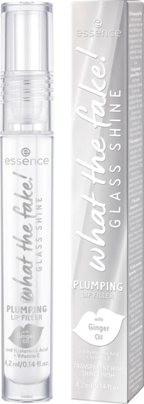 essence Lippgloss What The Fake! Glass Shine Plumping Lip Filler 01 Oh So Glassy