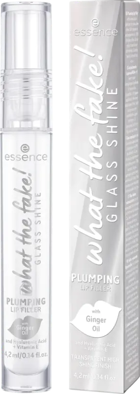 essence Lipgloss What The Fake! Glass Shine Plumping Lip Filler 01 Oh So Glassy