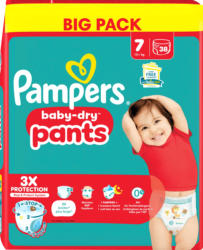 Pampers Baby Pants Baby Dry Gr.7 Extra Large (15+ kg), Big Pack