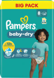 Pampers Windeln Baby Dry Gr.8 Extra Large (17+ kg), Big Pack