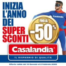 Inizia l'anno dei super sconti