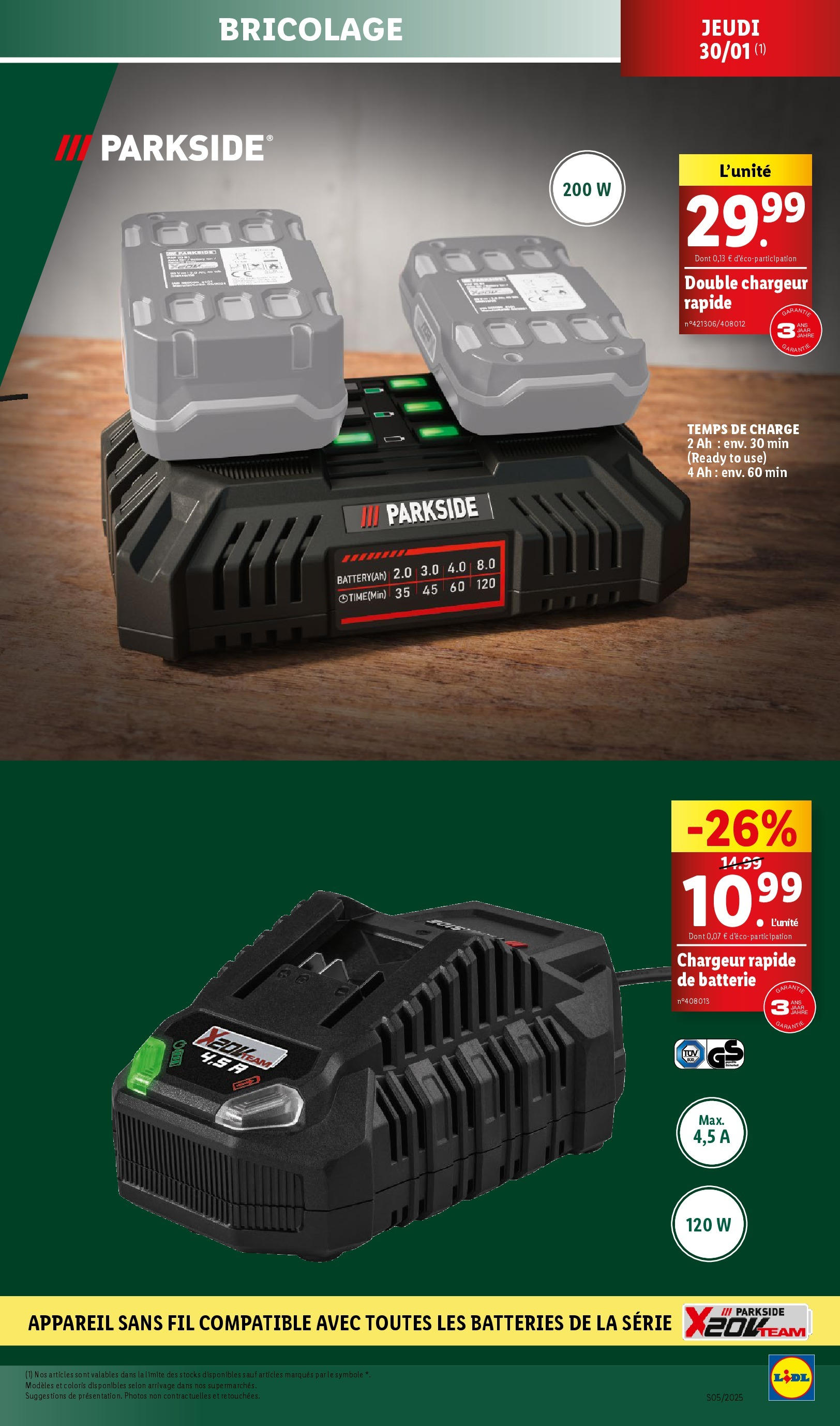 Catalogue LIDL du 28/01/2025 | Promo prospectus en ligne | Page: 43 | Produits: Batterie