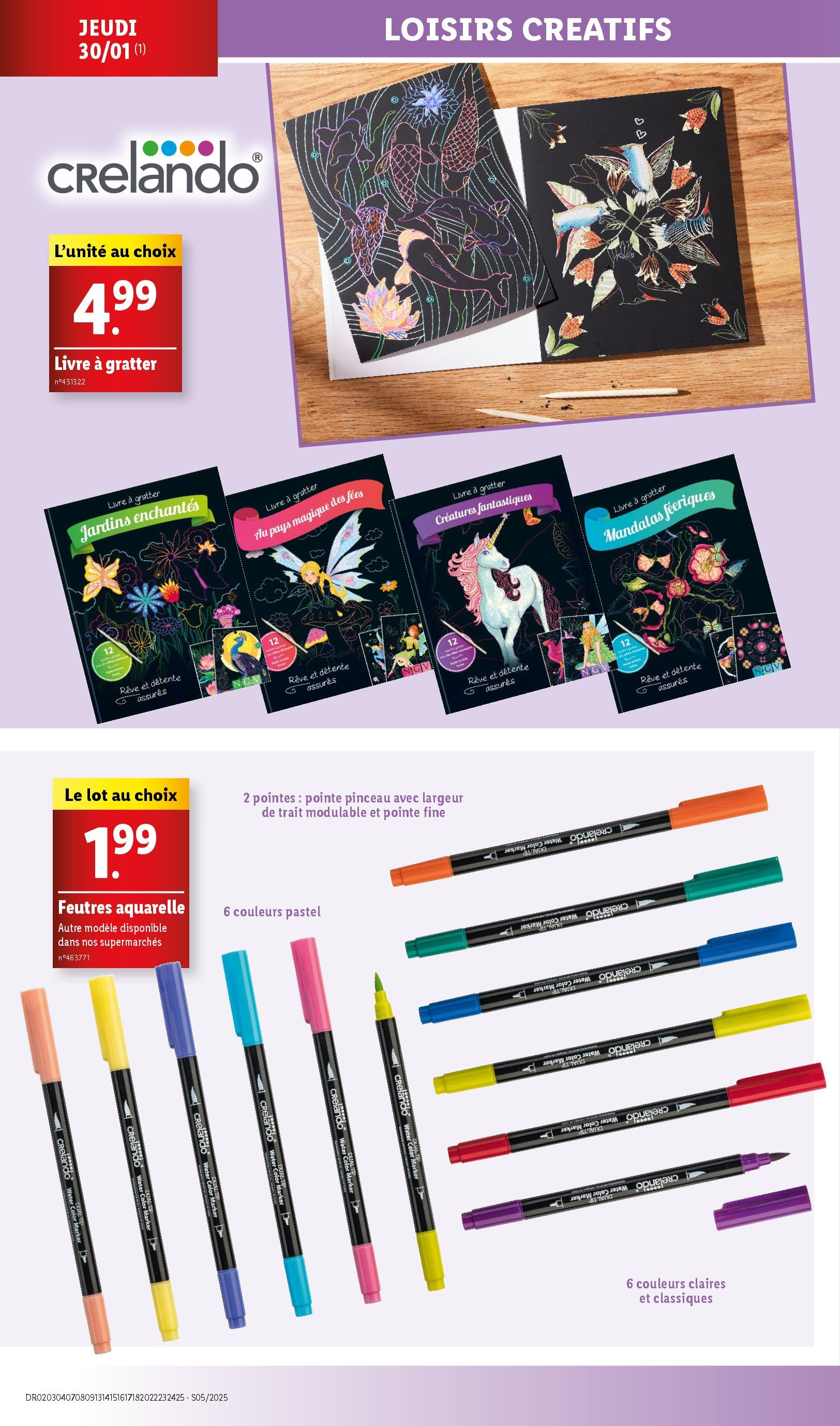 Catalogue LIDL du 28/01/2025 | Promo prospectus en ligne | Page: 54 | Produits: Pinceau, Livre