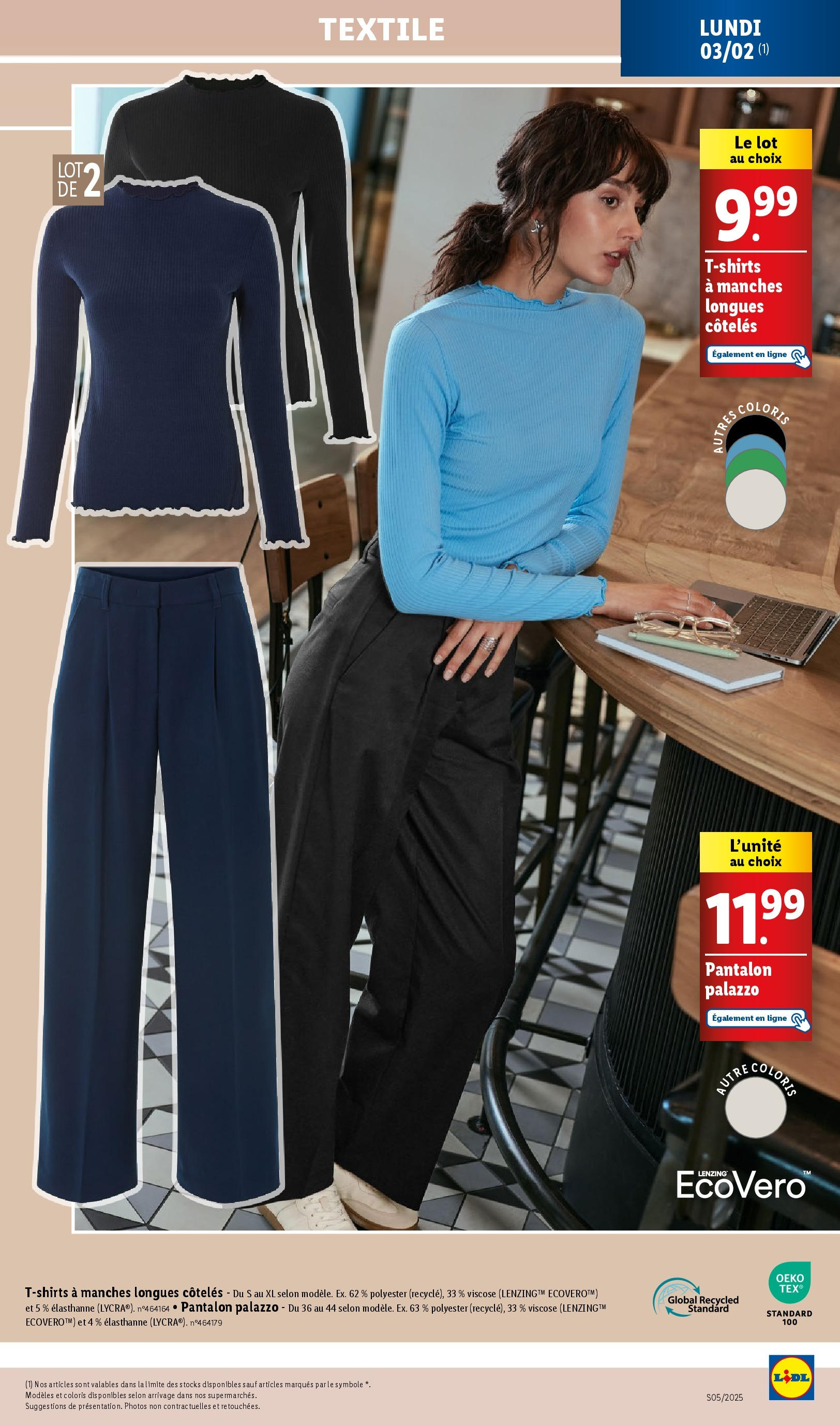 Catalogue LIDL du 28/01/2025 | Promo prospectus en ligne | Page: 67 | Produits: Pantalon