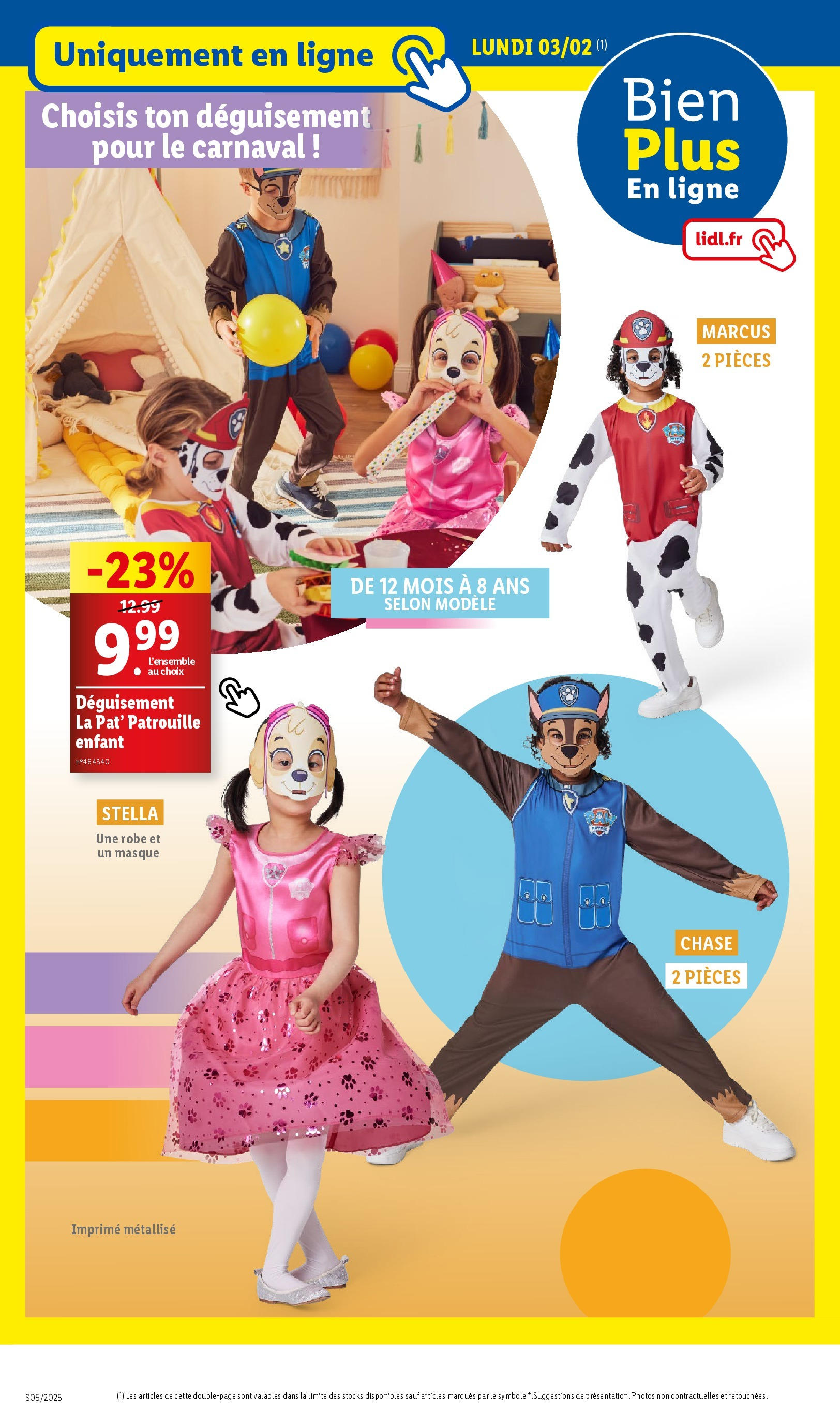 Catalogue LIDL du 28/01/2025 | Promo prospectus en ligne | Page: 76 | Produits: Robe, Masque