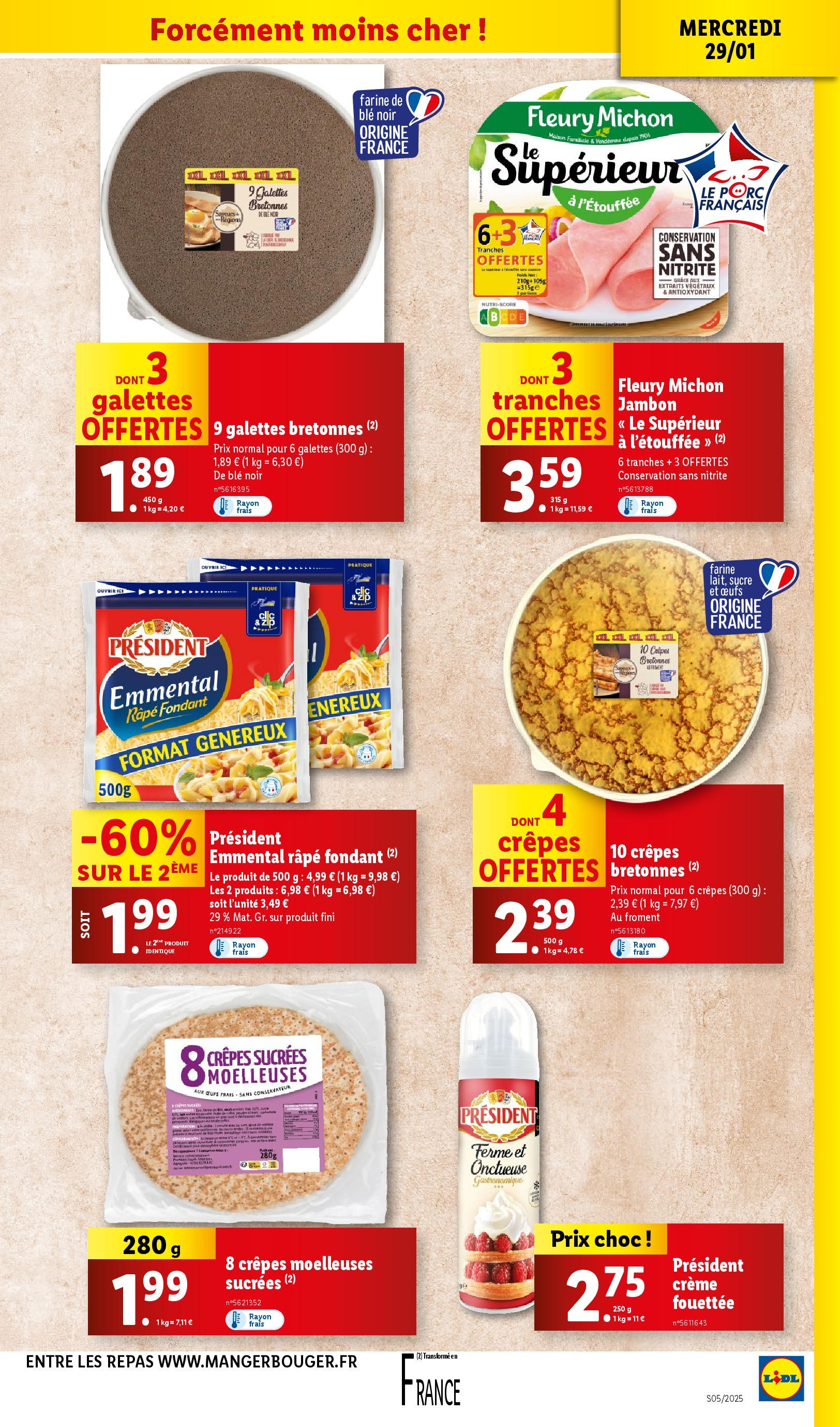 Catalogue LIDL du 28/01/2025 | Promo prospectus en ligne | Page: 11 | Produits: Farine de ble, Sucre, Œufs, Porc