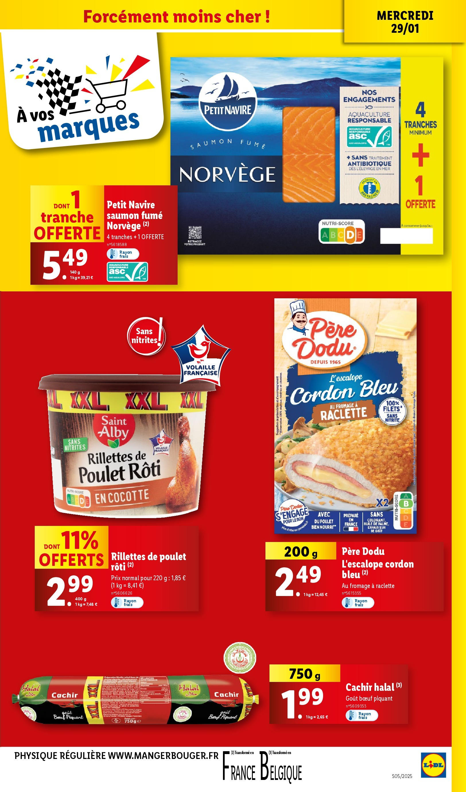 Catalogue LIDL du 28/01/2025 | Promo prospectus en ligne | Page: 13 | Produits: Fromage à raclette, Volaille, Fromage, Huile