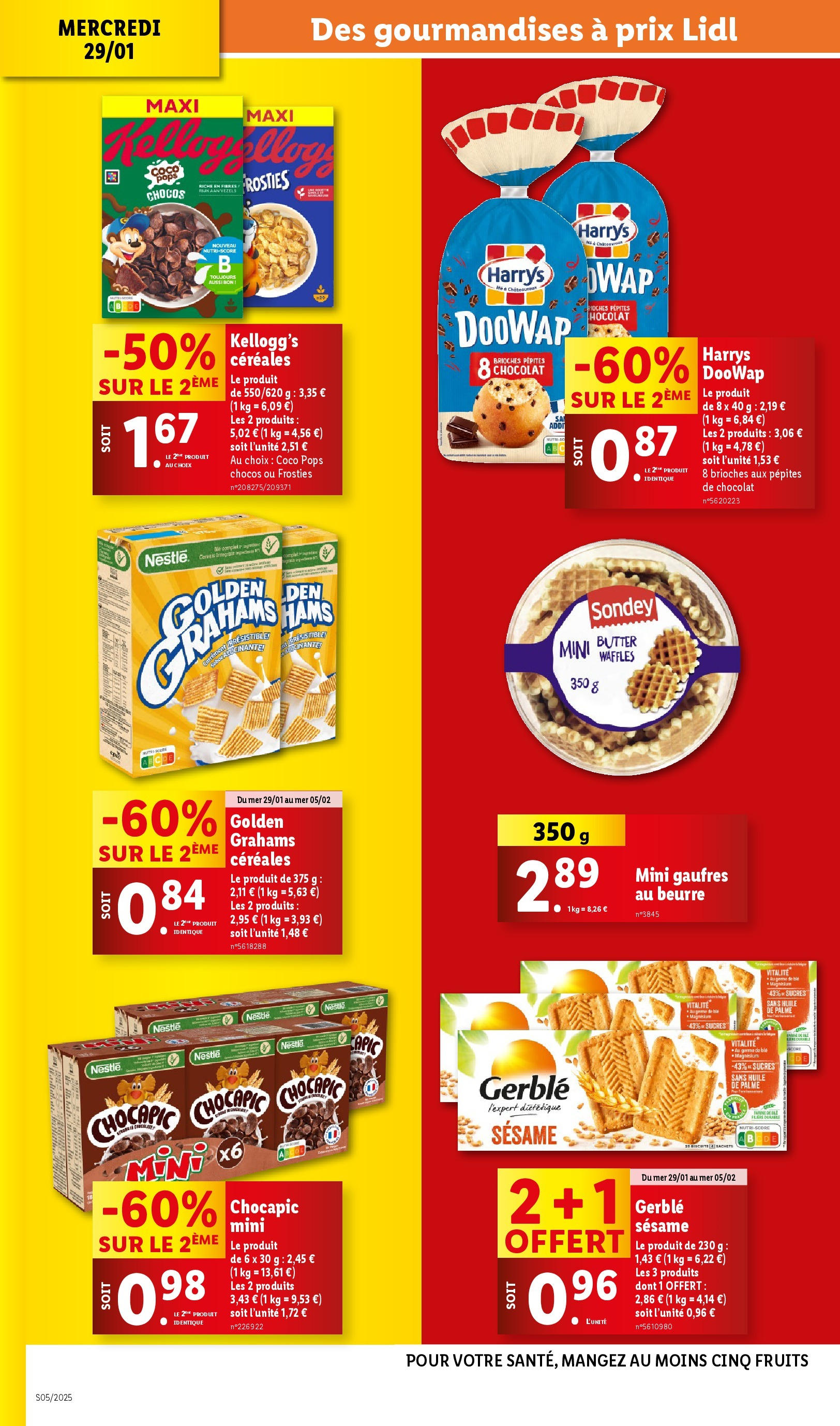 Catalogue LIDL du 28/01/2025 | Promo prospectus en ligne | Page: 18 | Produits: Chocapic, Beurre, Chocolat, Céréales