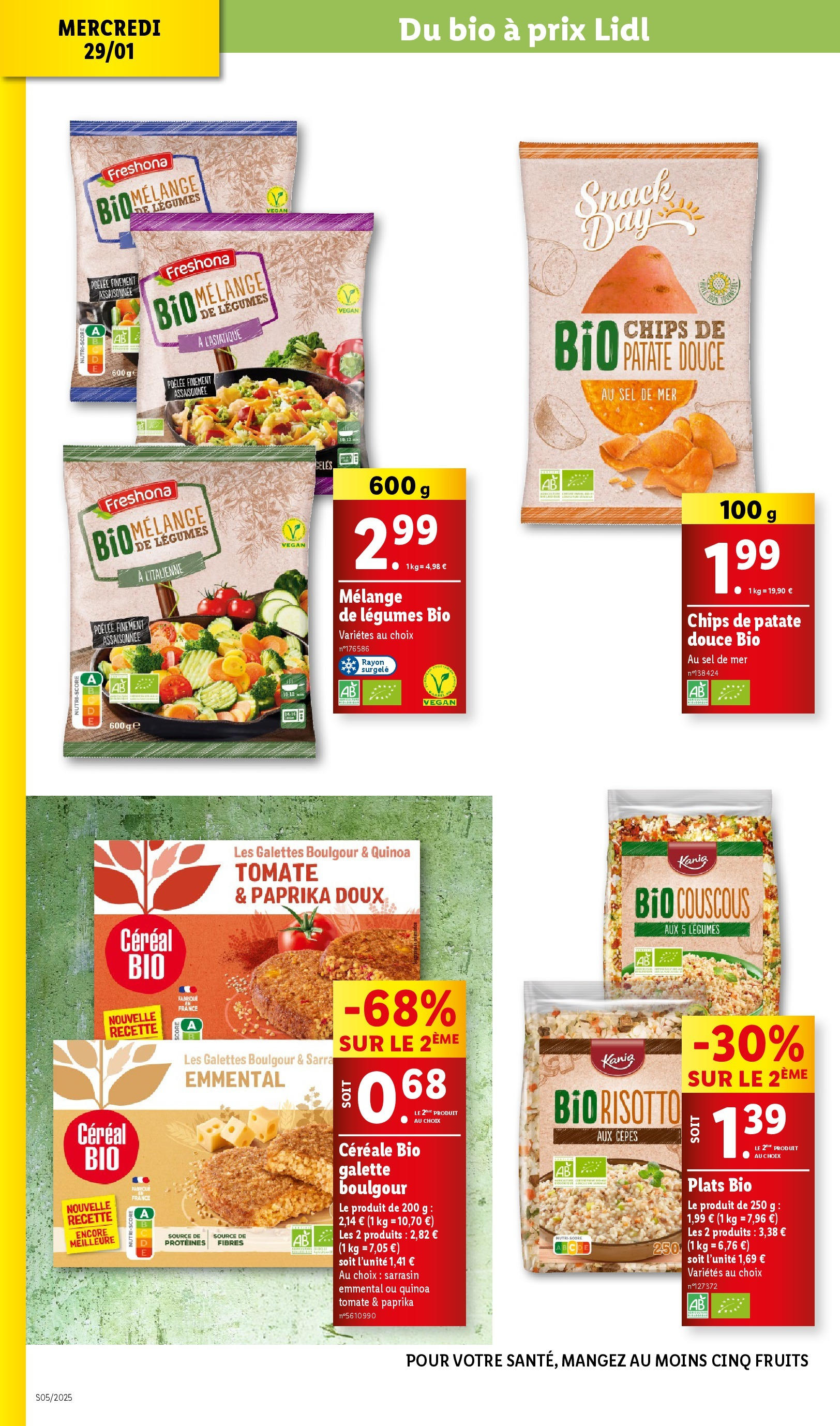 Catalogue LIDL du 28/01/2025 | Promo prospectus en ligne | Page: 28 | Produits: Paprika, Patate douce, Couscous, Chips