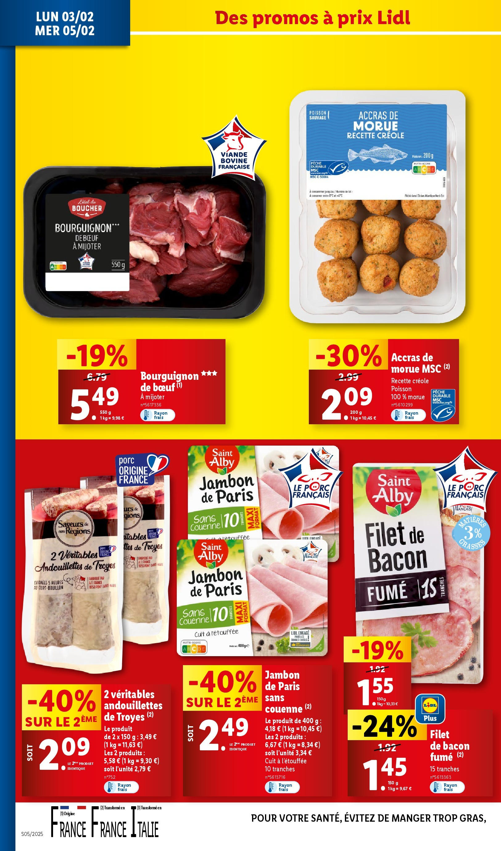 Catalogue LIDL du 28/01/2025 | Promo prospectus en ligne | Page: 34 | Produits: Morue, Viande, Porc, Poisson