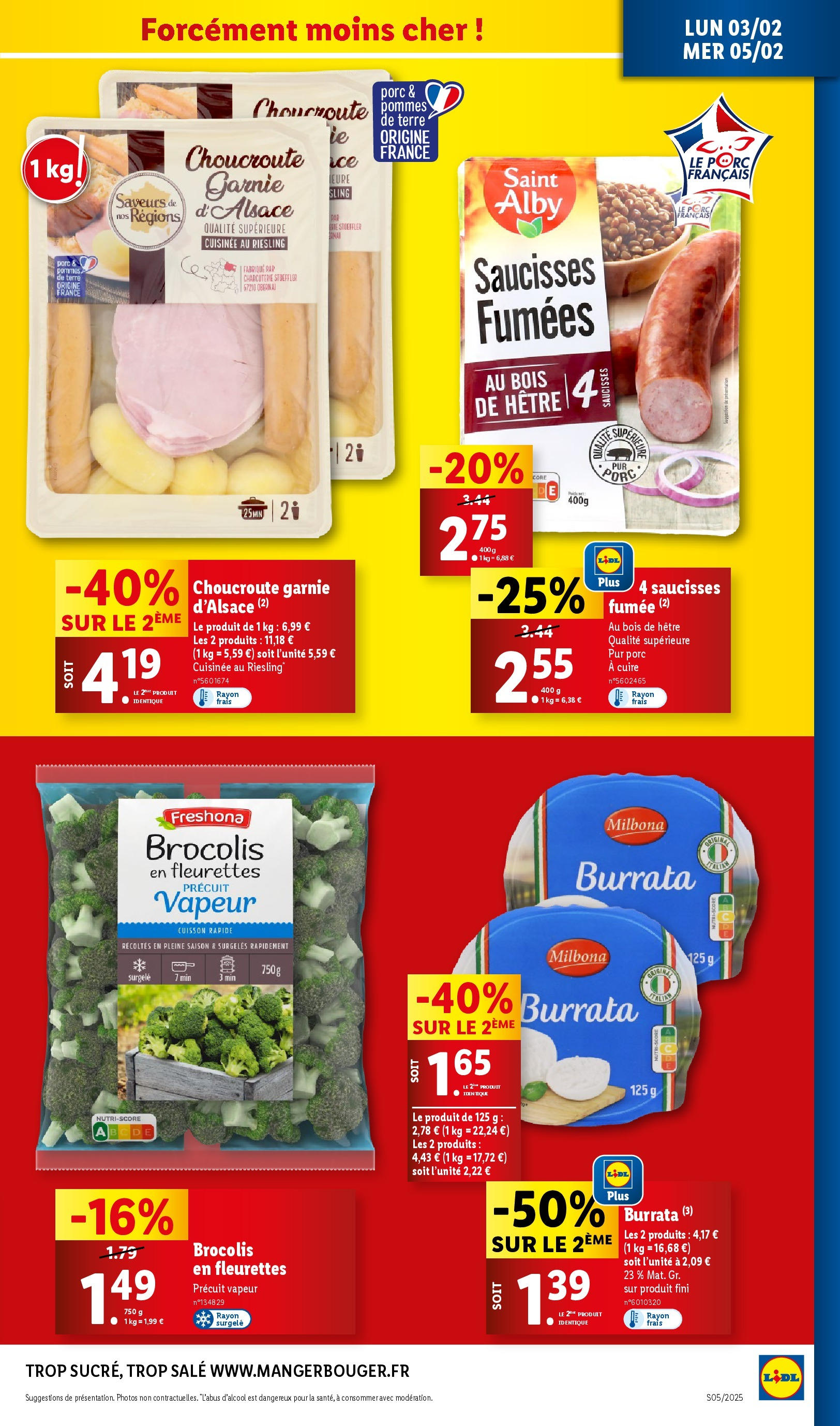 Catalogue LIDL du 28/01/2025 | Promo prospectus en ligne | Page: 35 | Produits: Burrata, Porc, Pommes, Pommes de terre