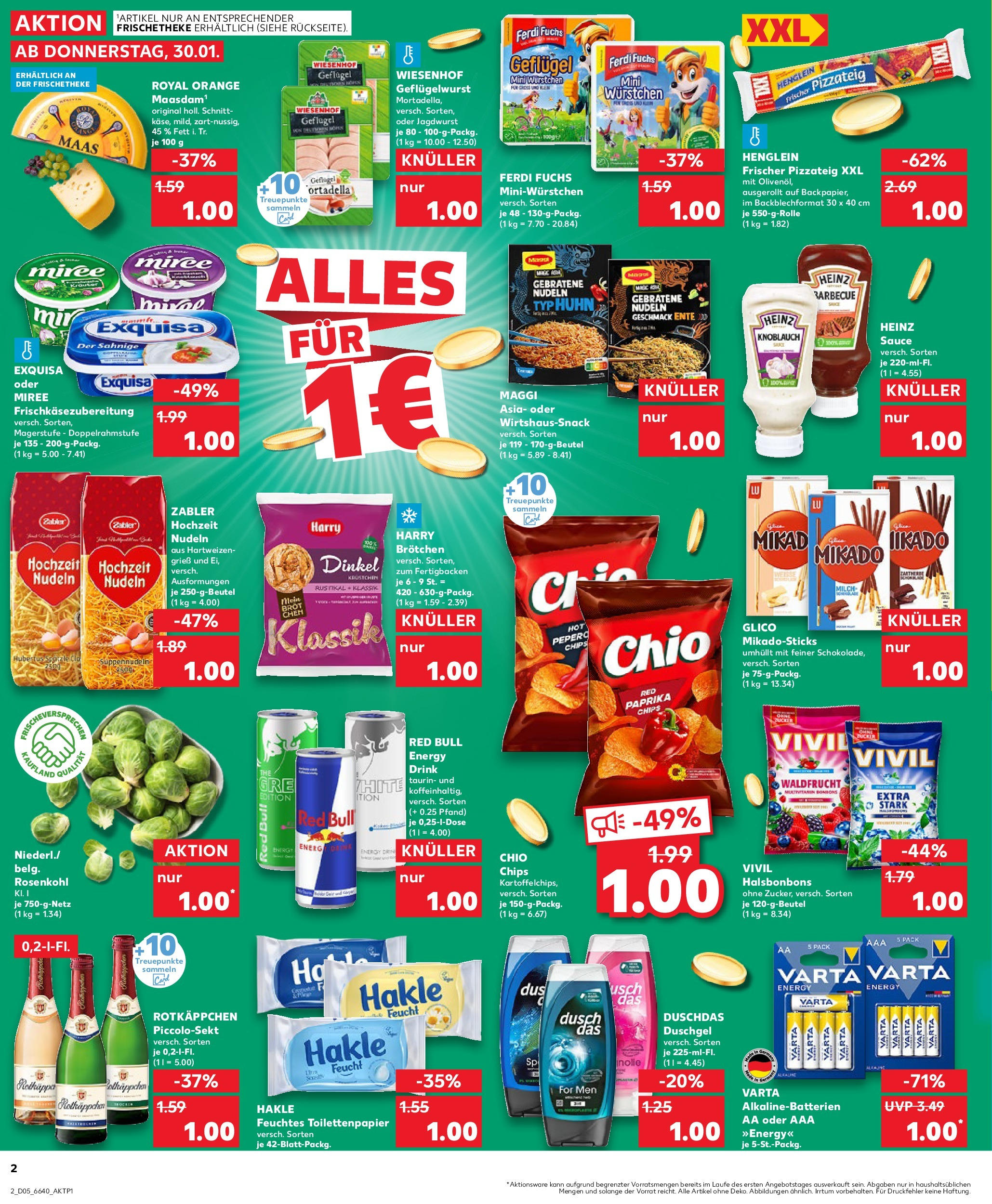 Kaufland - Neu-Ulm, Memminger Straße 56 (ab 30.01.2025) » Angebote Online zum Blättern | Seite: 2 | Produkte: Maggi, Box, Brot, Nudeln