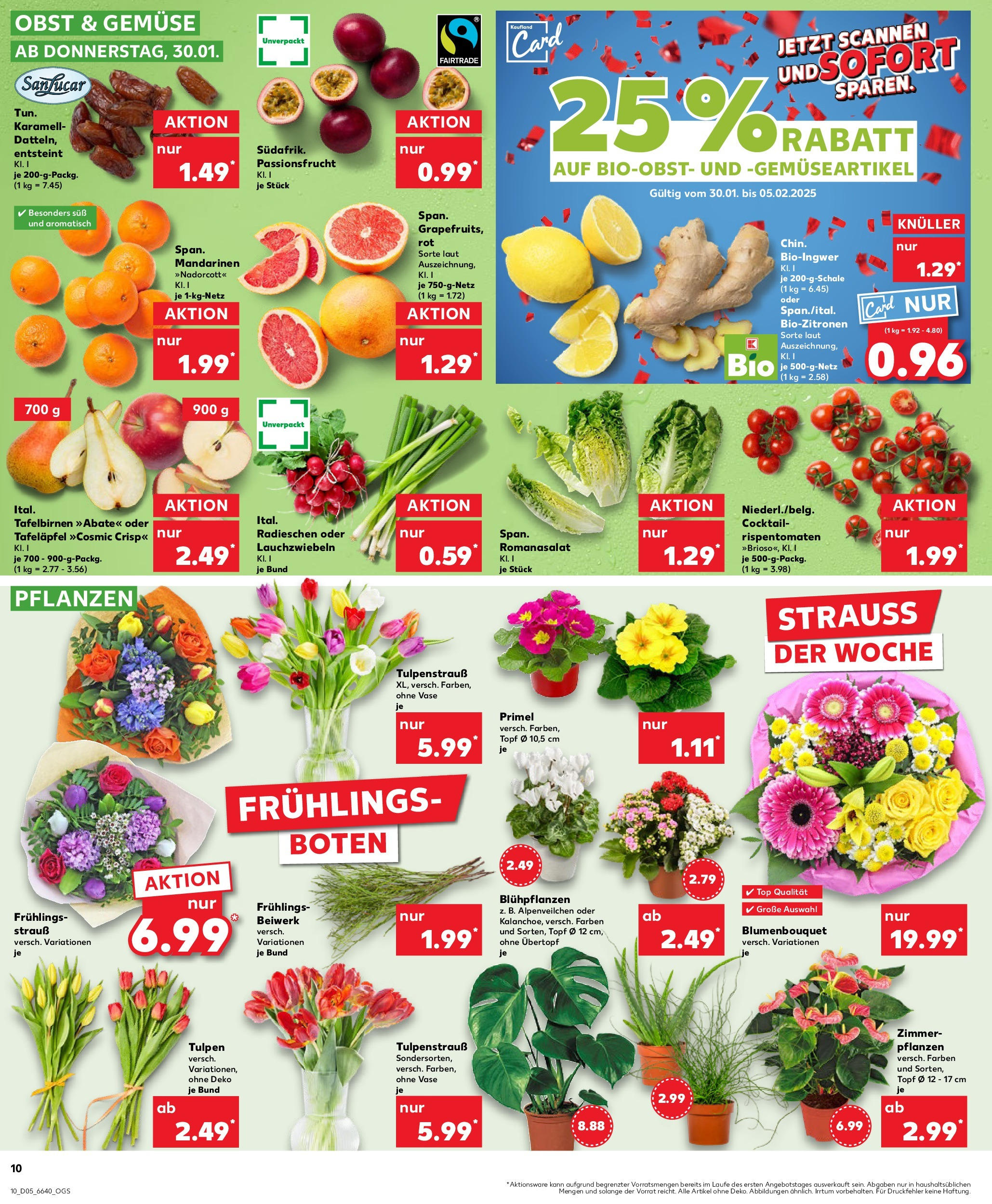 Kaufland - München, Margot-Kalinke-Straße 4 (ab 30.01.2025) » Angebote Online zum Blättern | Seite: 10 | Produkte: Top, Vase, Gemüse, Obst