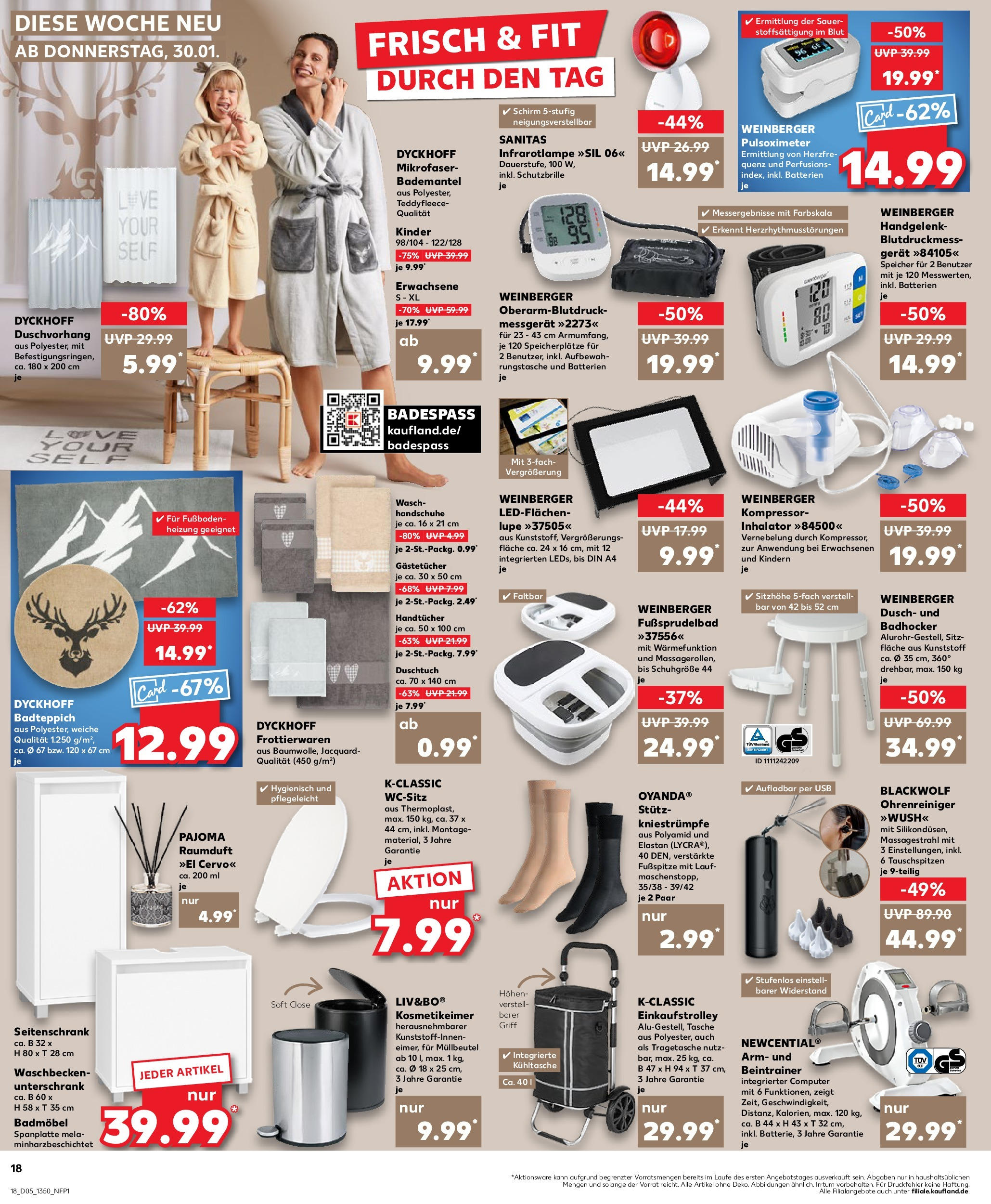 Kaufland - Arnsberg-Bruchhausen, Westring 10 (ab 30.01.2025) » Angebote Online zum Blättern | Seite: 18 | Produkte: USB, Waschbecken, Unterschrank, Handschuhe