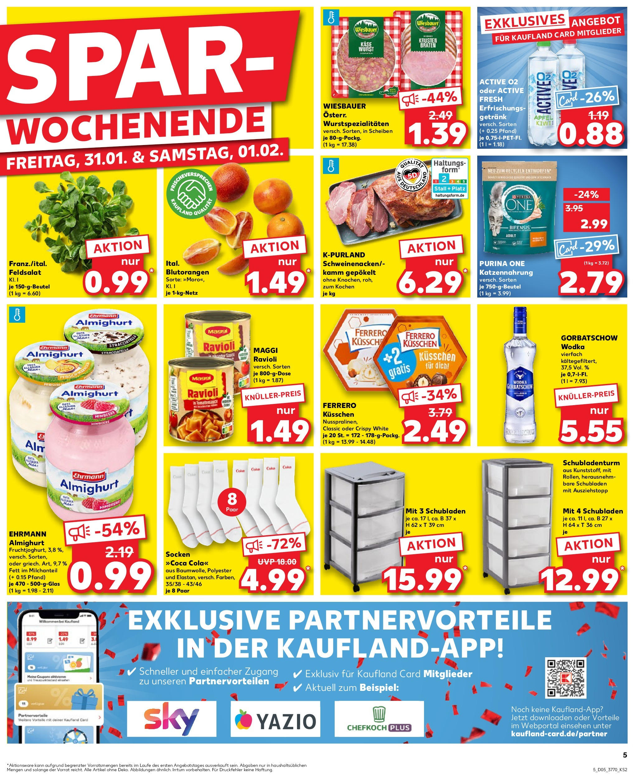 Kaufland - Dresden-Weixdorf, Hohenbusch-Markt 1 (ab 30.01.2025) » Angebote Online zum Blättern | Seite: 5 | Produkte: Maggi, Cola, Socken, Wodka