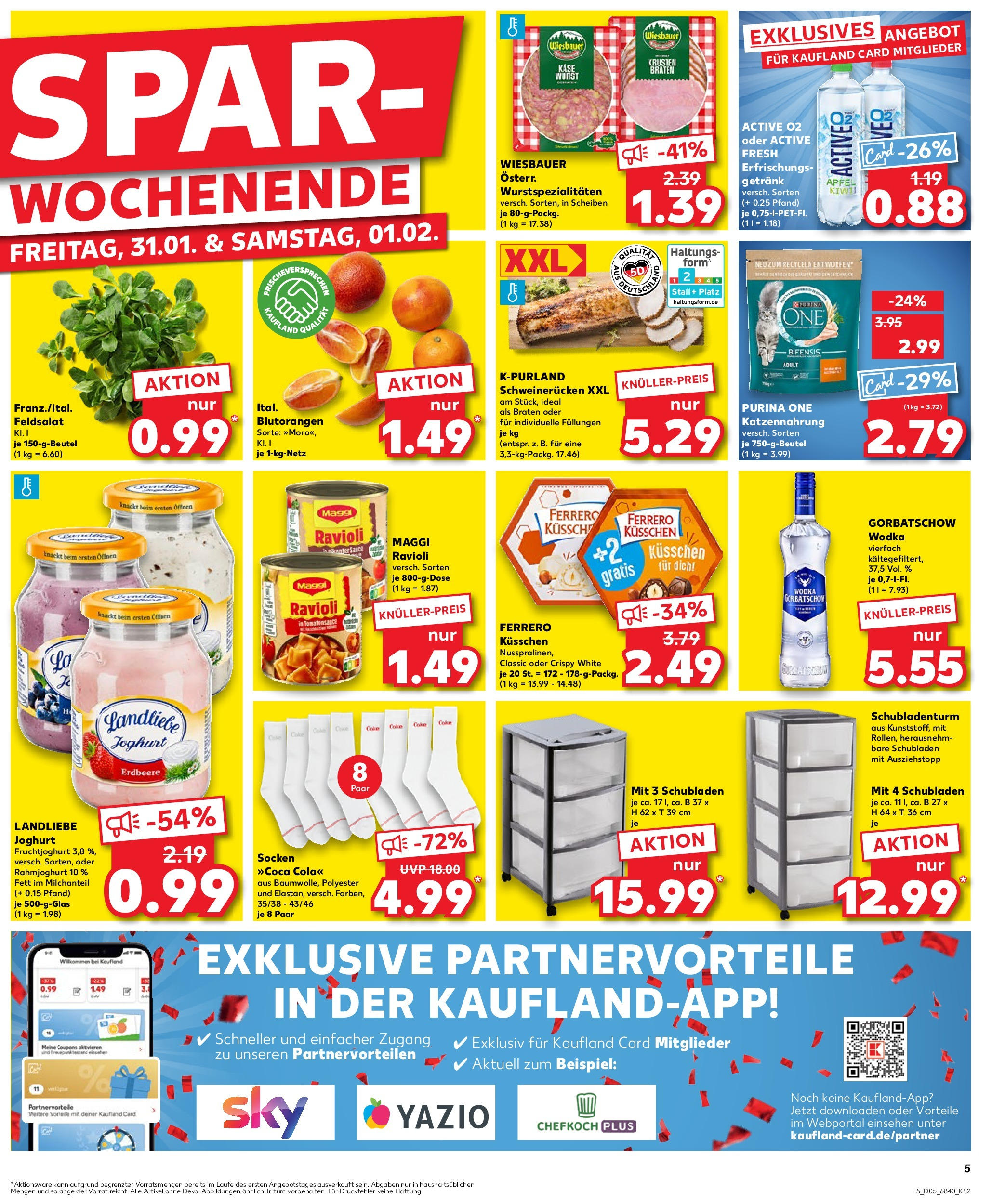 Kaufland - Herford, Werrestraße 69 (ab 30.01.2025) » Angebote Online zum Blättern | Seite: 5 | Produkte: Purina one, Cola, Kiwi, Wodka