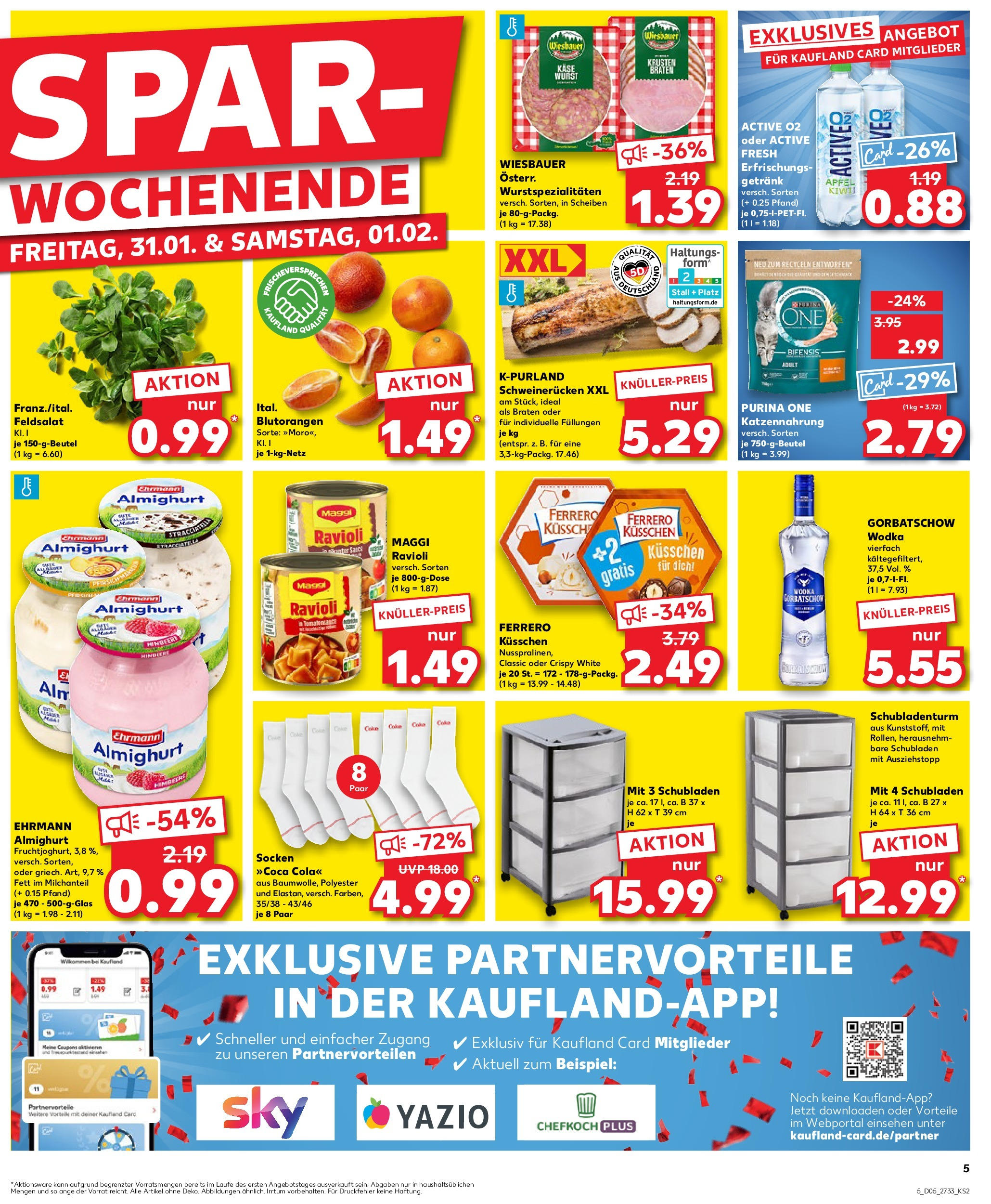 Kaufland - Leinefelde, Bahnhofstraße 48 (ab 30.01.2025) » Angebote Online zum Blättern | Seite: 5 | Produkte: Maggi, Schweinerucken, Kiwi, Wodka