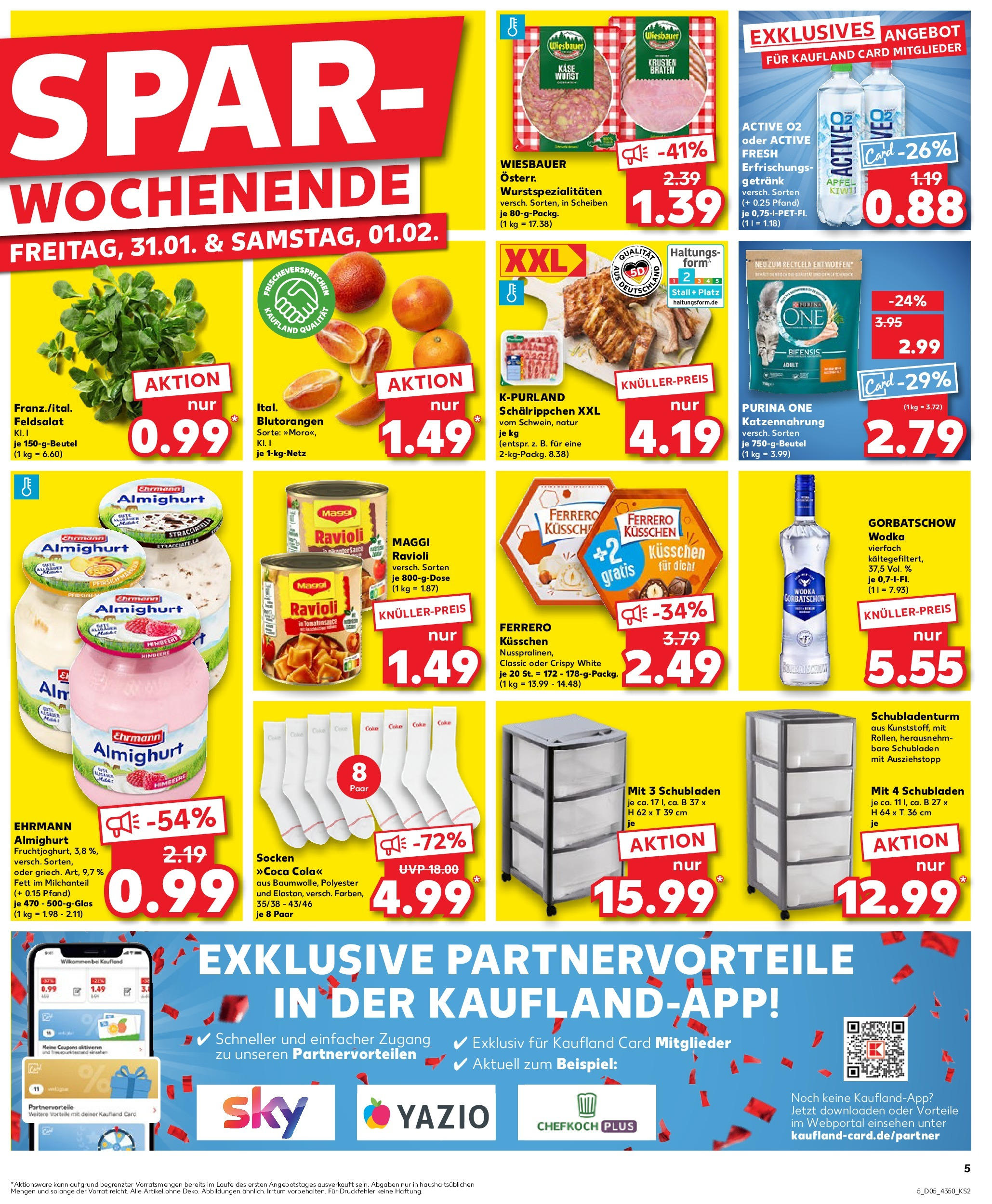 Kaufland - Werder (Havel), Auf dem Strengfeld 6 (ab 30.01.2025) » Angebote Online zum Blättern | Seite: 5 | Produkte: Purina one, Ehrmann almighurt, Cola, Wodka