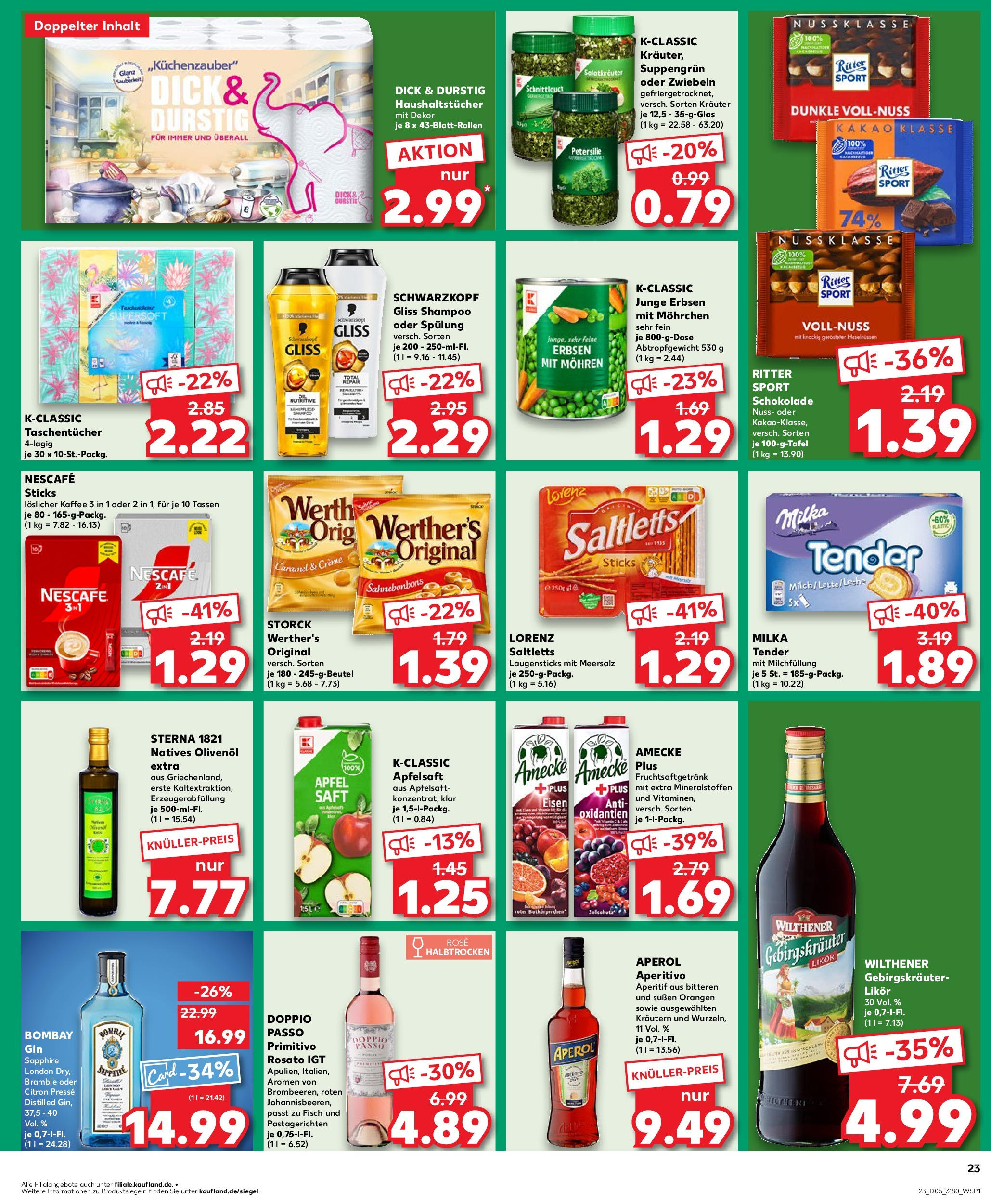 Kaufland - Ahrensfelde, Landsberger Chaussee 17 (ab 30.01.2025) » Angebote Online zum Blättern | Seite: 23 | Produkte: Äpfel, Milka, Mohren, Fisch