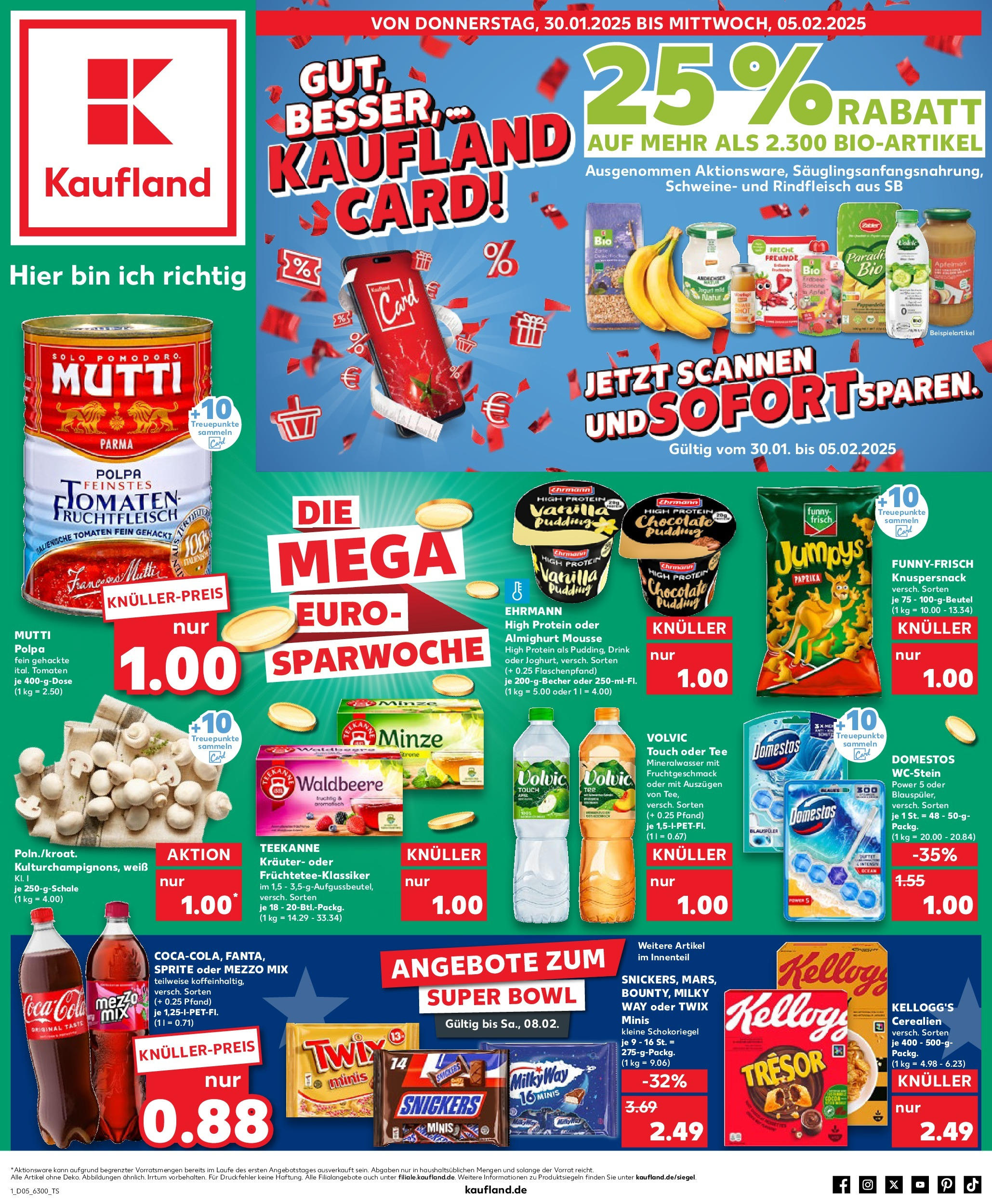 Kaufland - Wetzlar, Am Forum 1 (ab 30.01.2025) » Angebote Online zum Blättern | Seite: 1 | Produkte: Sprite, Äpfel, Teekanne, Rindfleisch